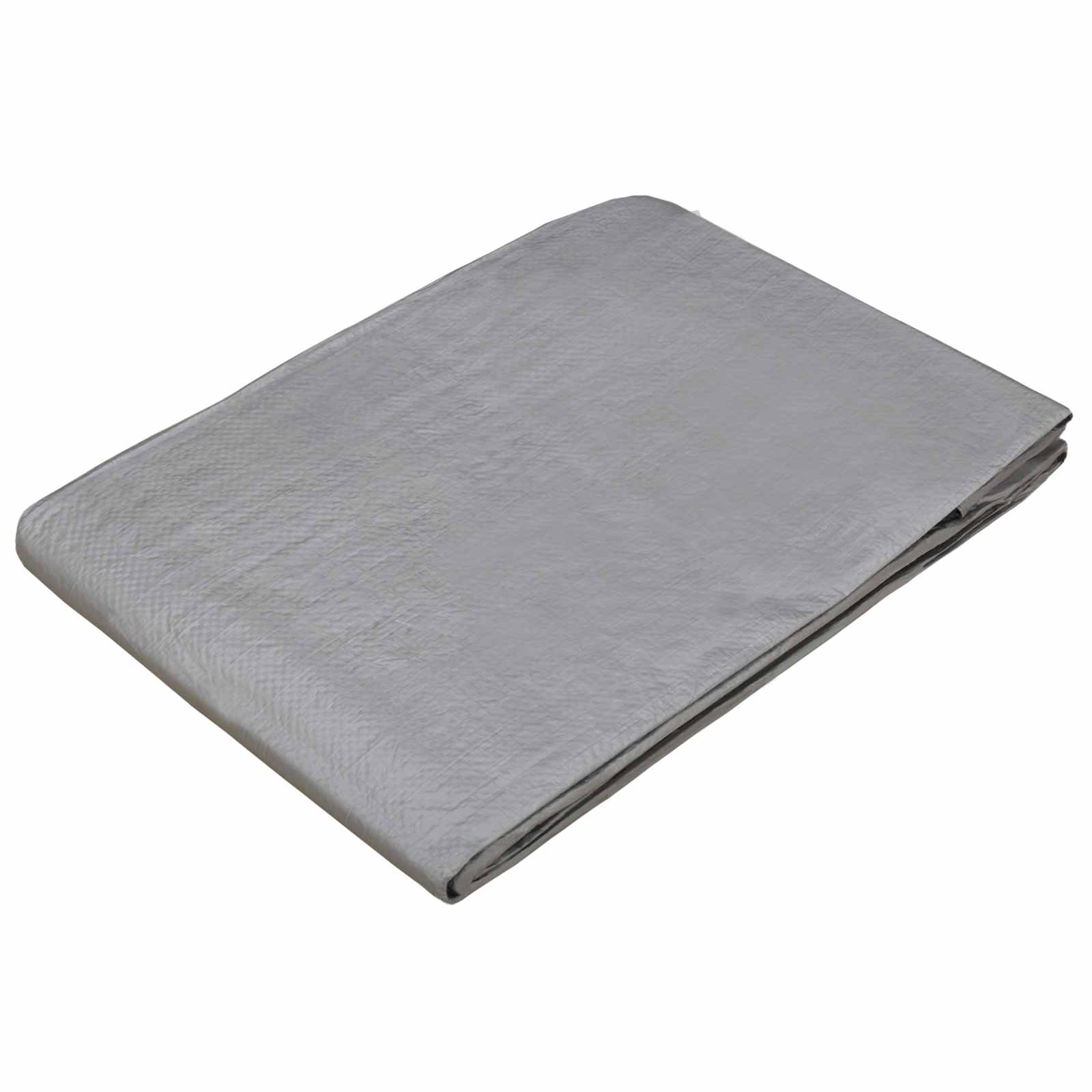 Cerada s rupama Svjetlosiva 3 x 6 m 90 gsm PE