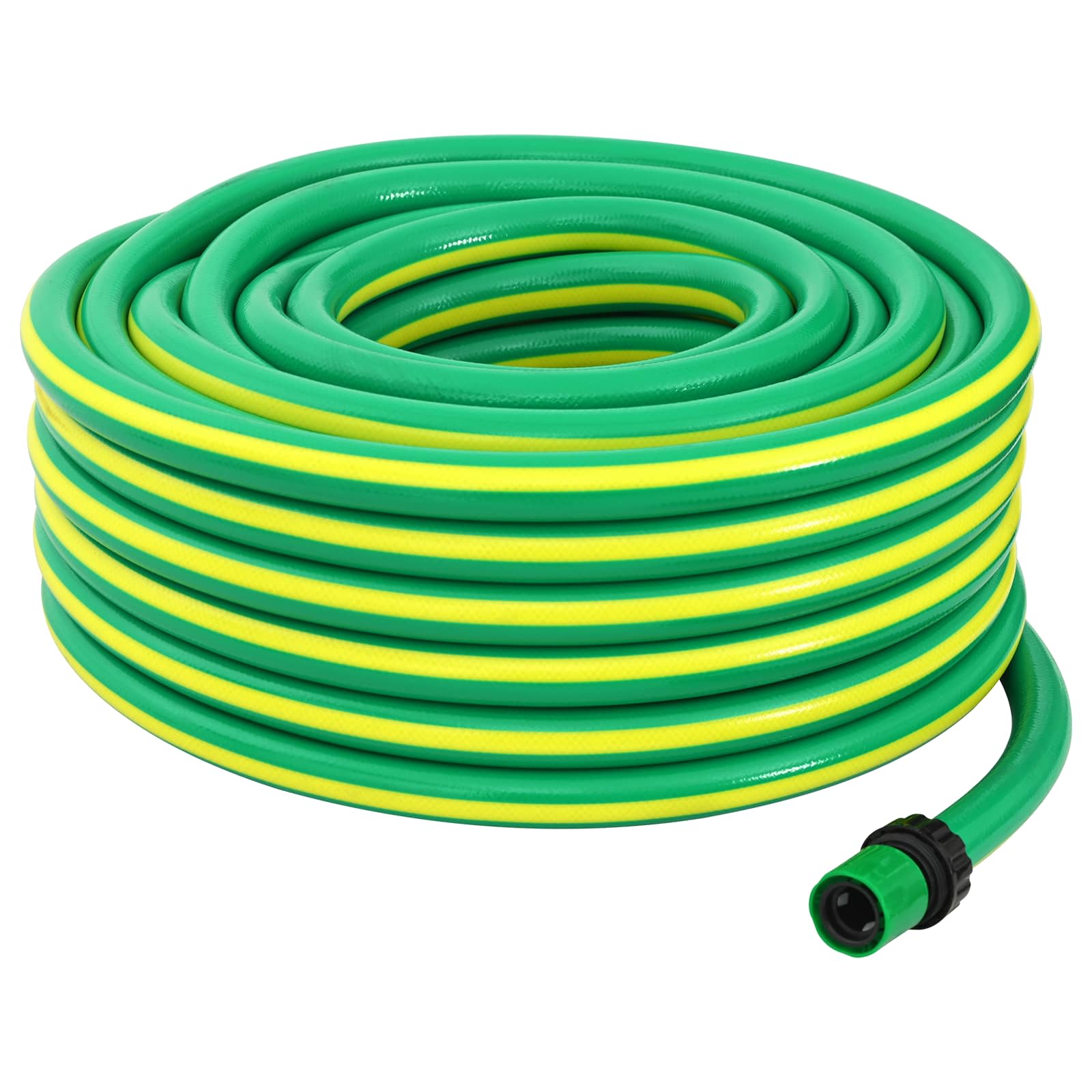 Vrtno crijevo 5-slojno Zelena i žuta 12 mm 30 m PVC