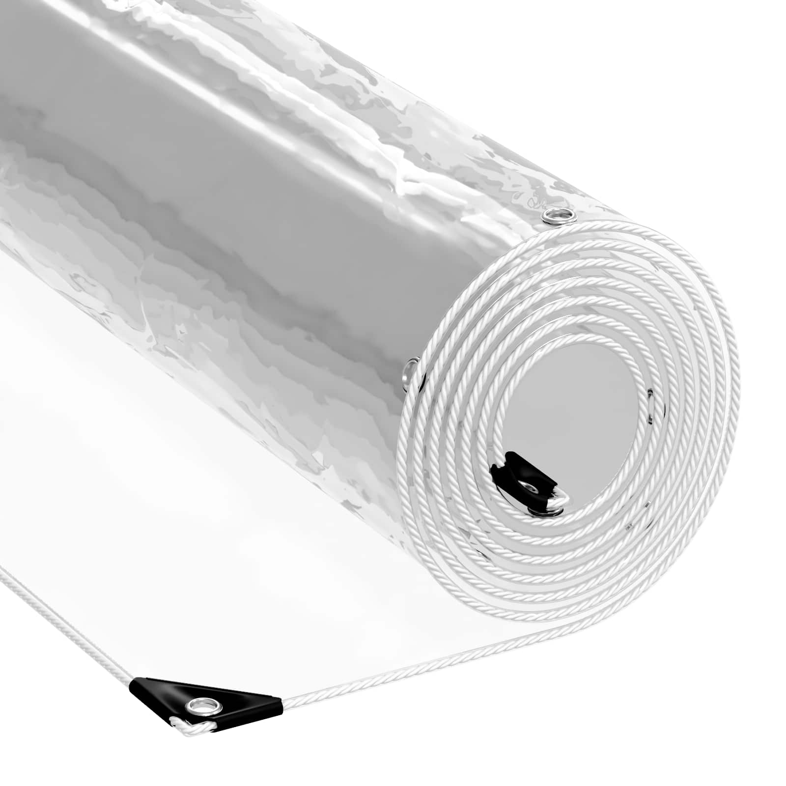Tarpaulin 350 gsm *Transparent*an 2,5 x 1 m PVC