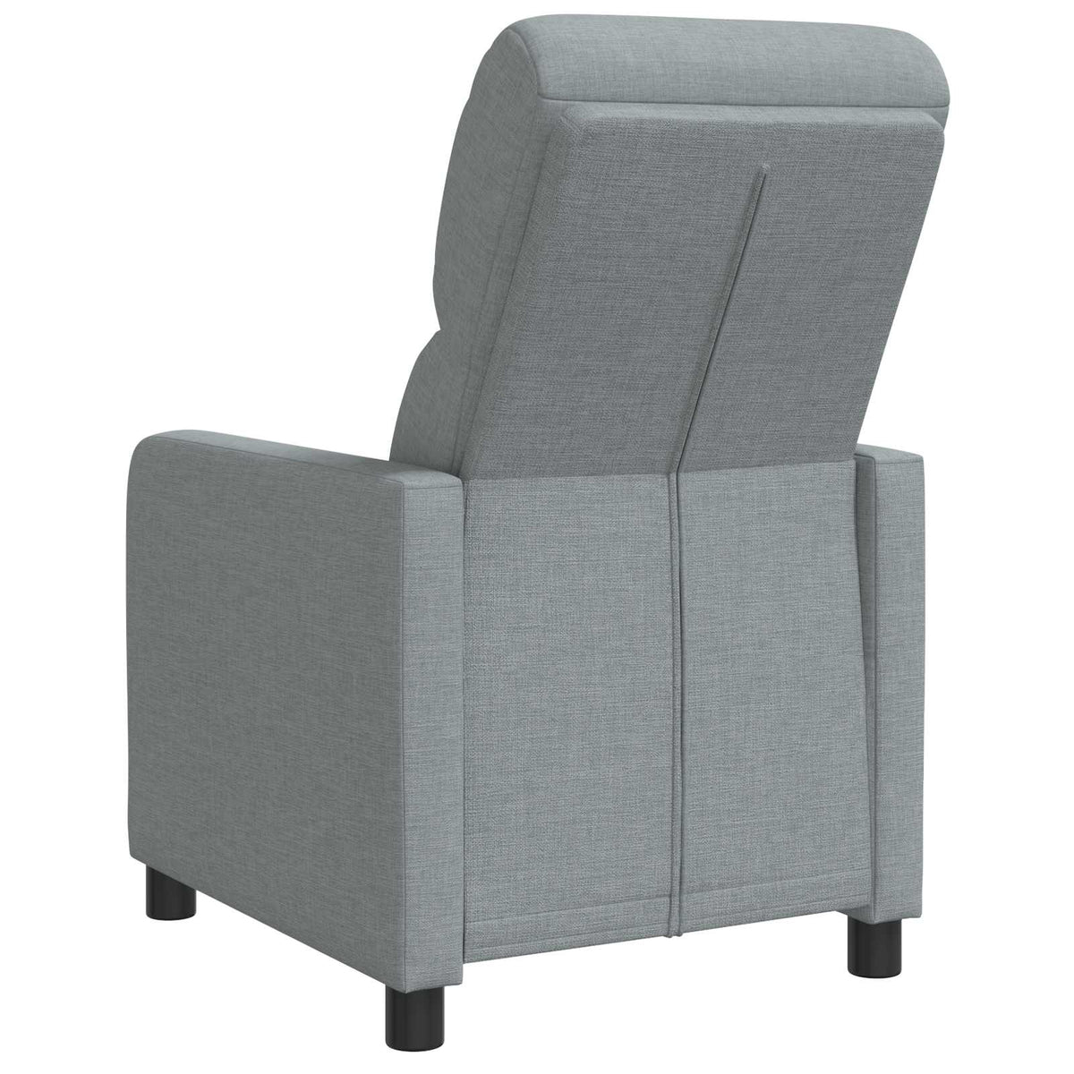Fotelja s nagibom Svjetlosiva Tkanina