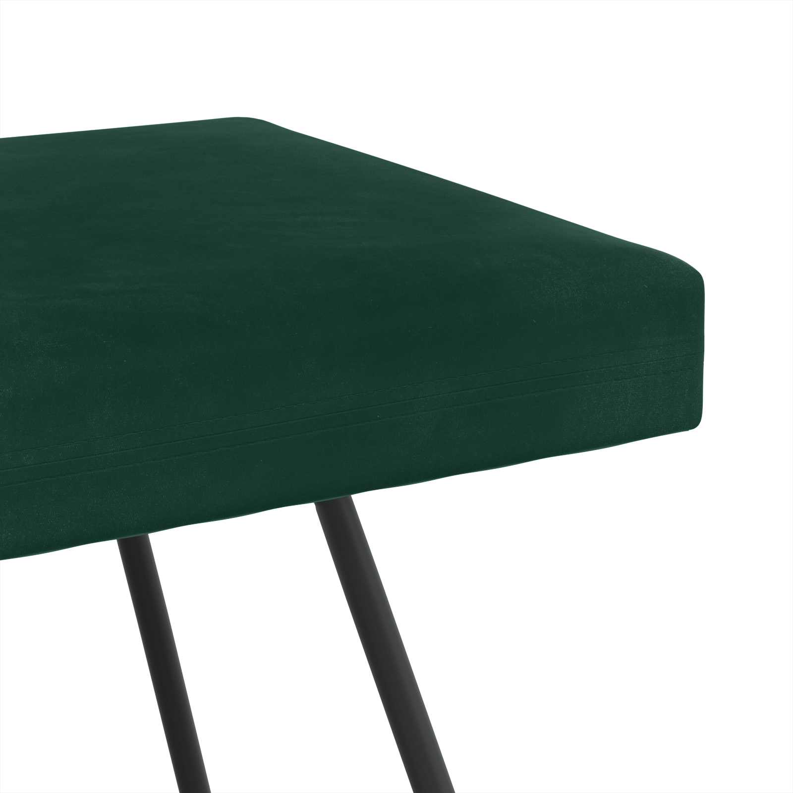 klupa Tamnozelena 110 x 40 x 45 cm Baršun