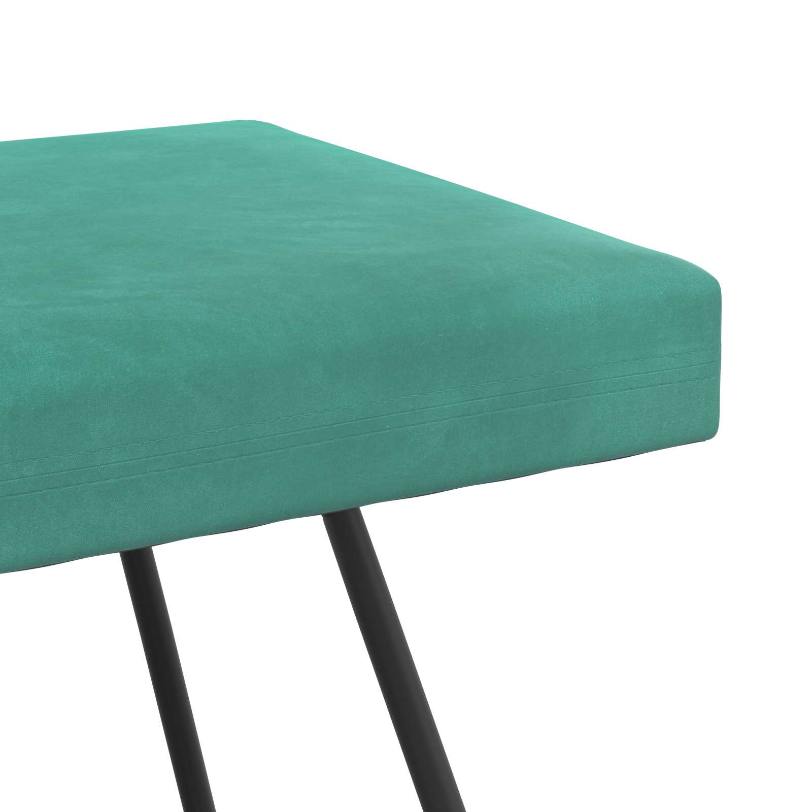 klupa Tirkizna 110 x 40 x 45 cm Baršun