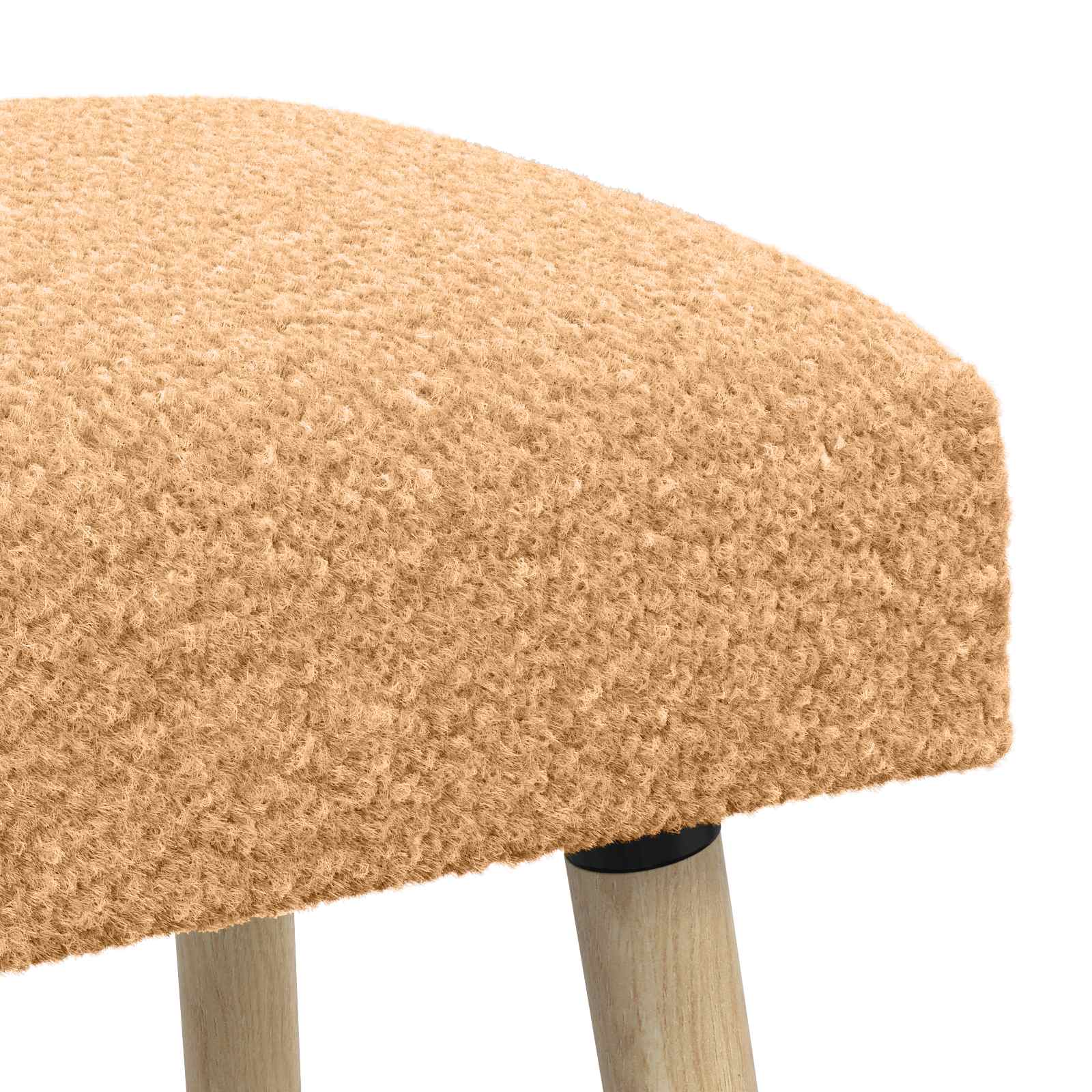klupa Jednobojno Bež 60 x 40 x 45 cm Bouclé