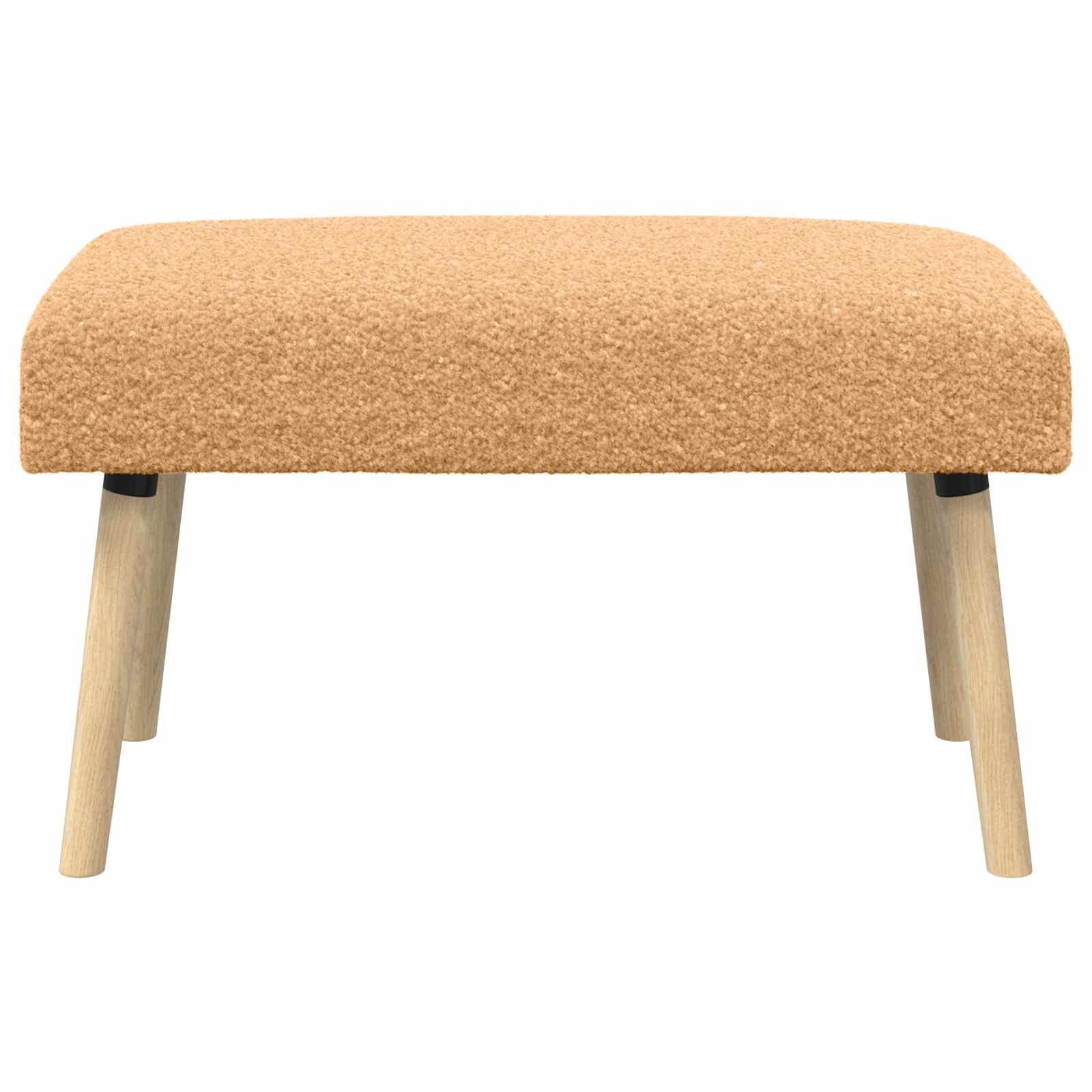 klupa Jednobojno Bež 80 x 40 x 46 cm Bouclé
