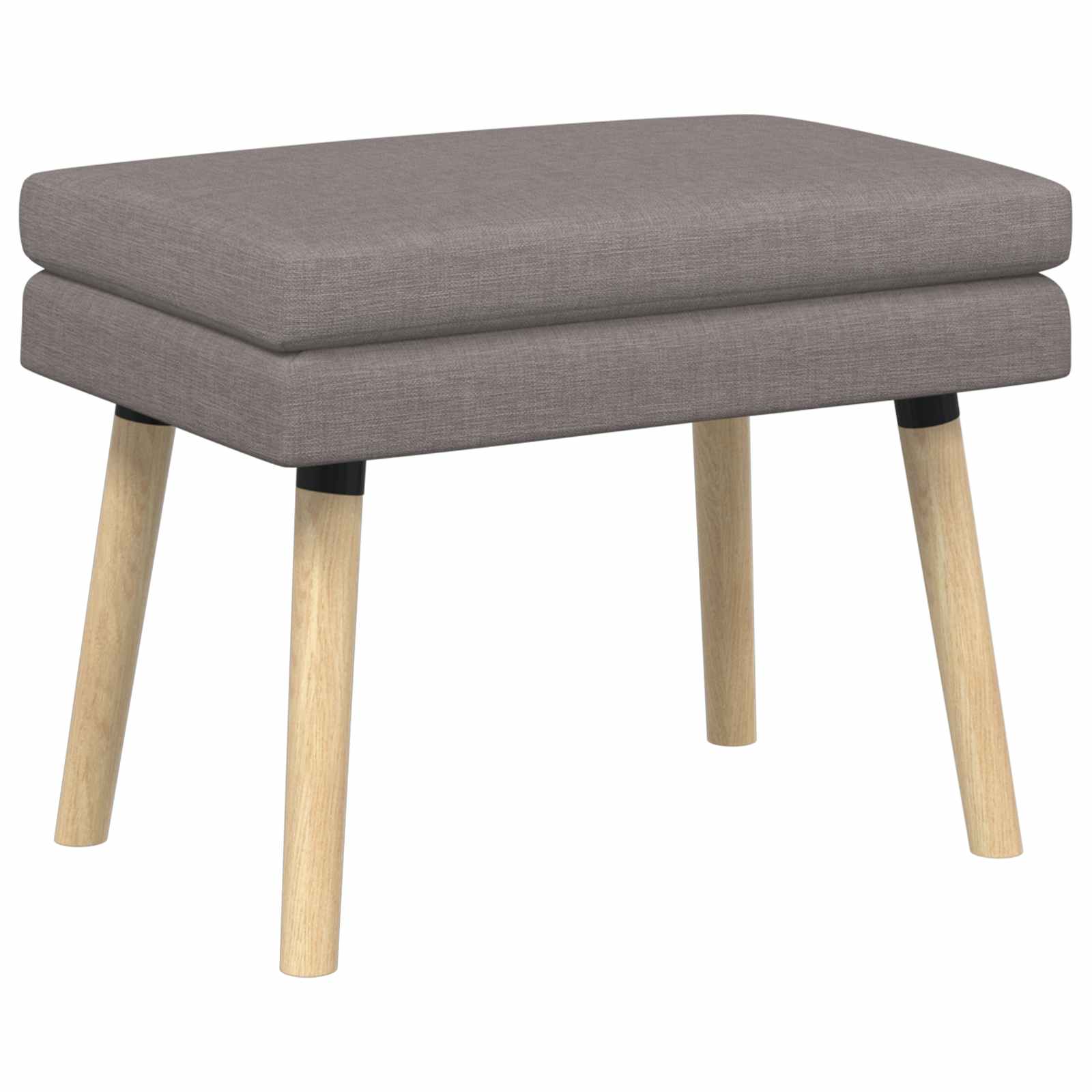 Klupa s dvostrukim slojem Sivosmeđa 60 x 40 x 46 cm Tkanina