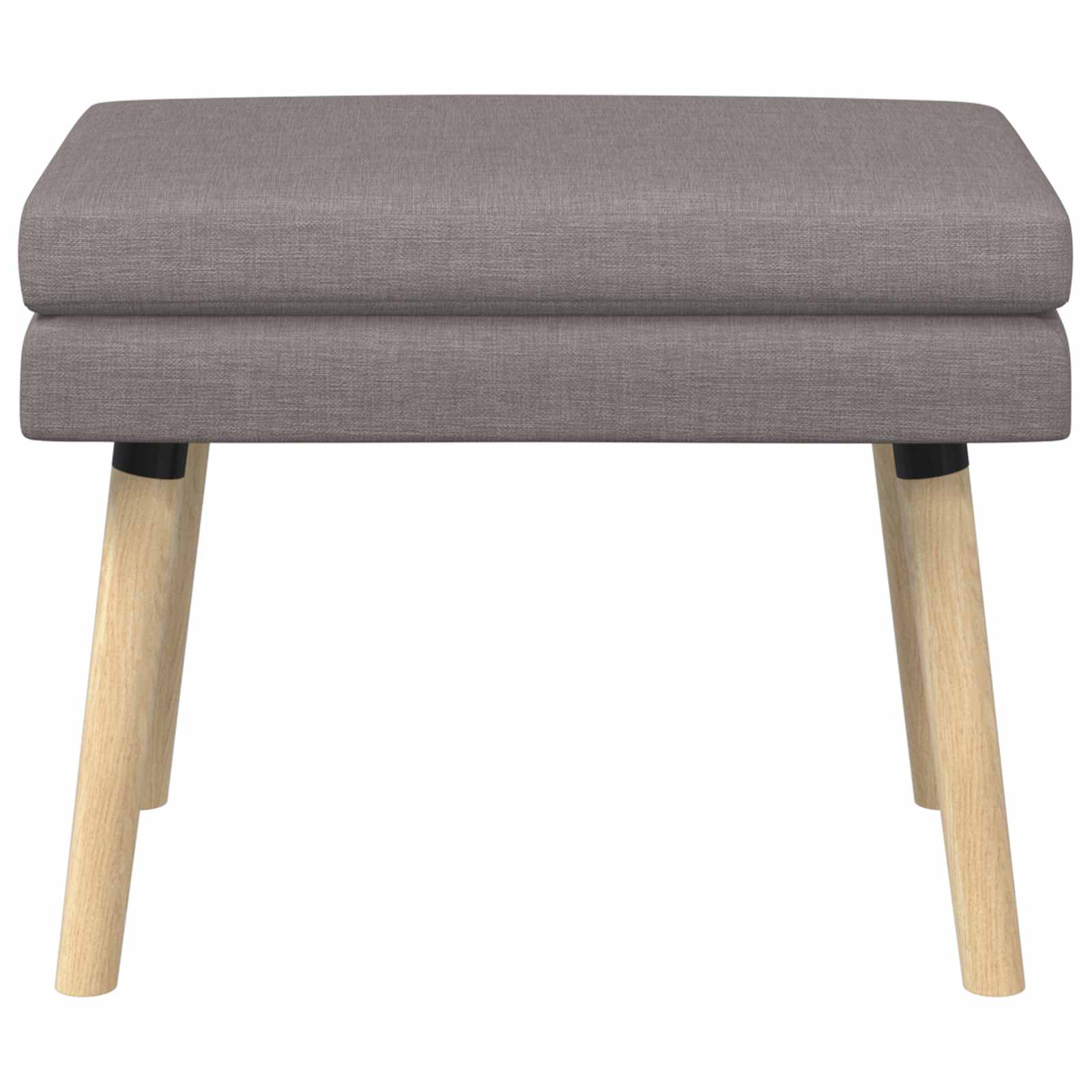 Klupa s dvostrukim slojem Sivosmeđa 60 x 40 x 46 cm Tkanina