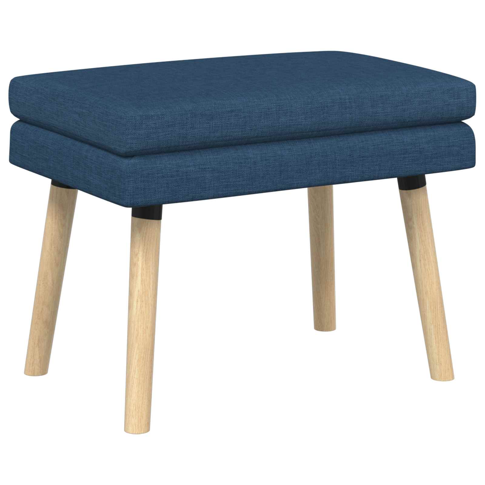 Klupa s dvostrukim slojem Plava 60 x 40 x 46 cm Tkanina