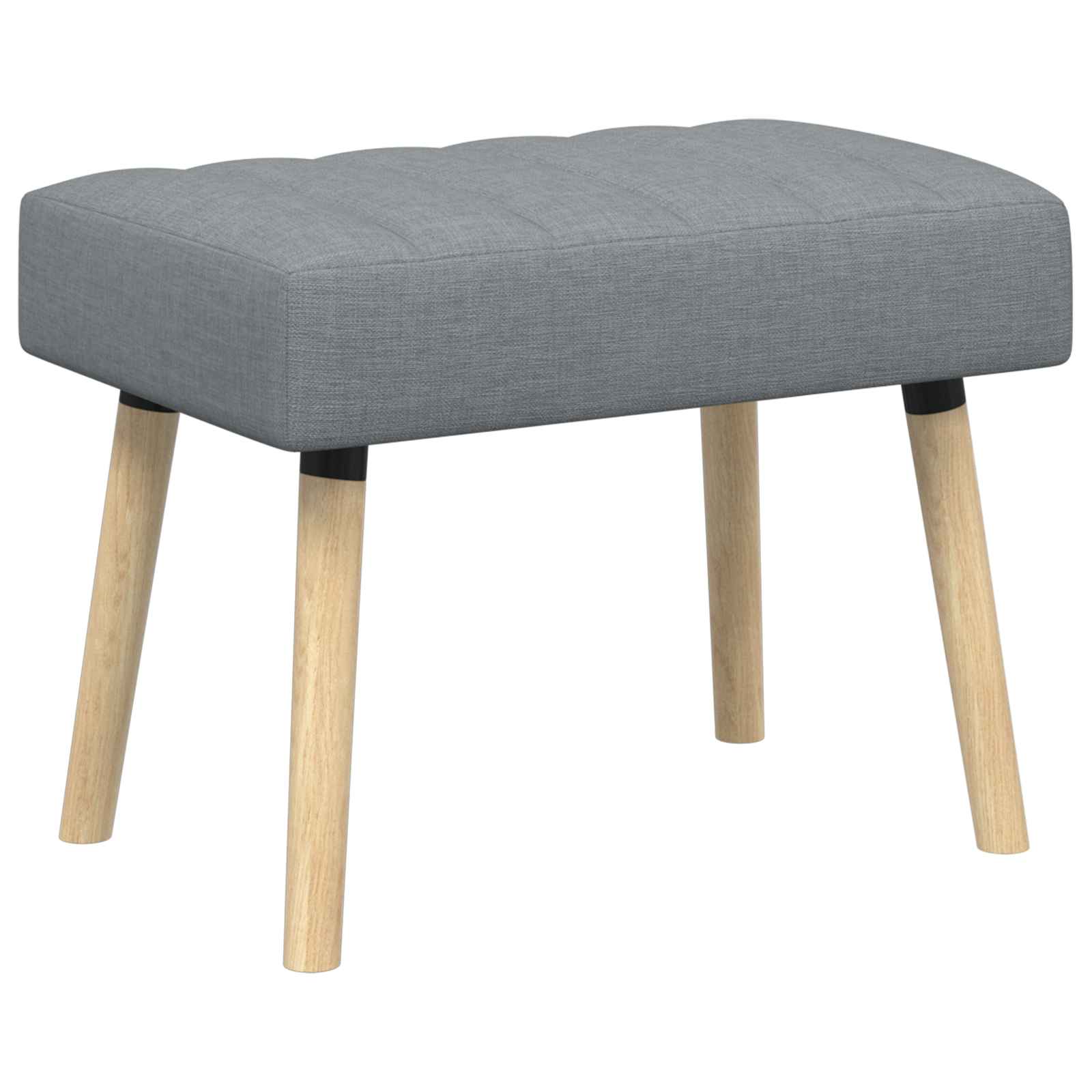 Klupa s utorima Svjetlosiva 60 x 40 x 45 cm Tkanina