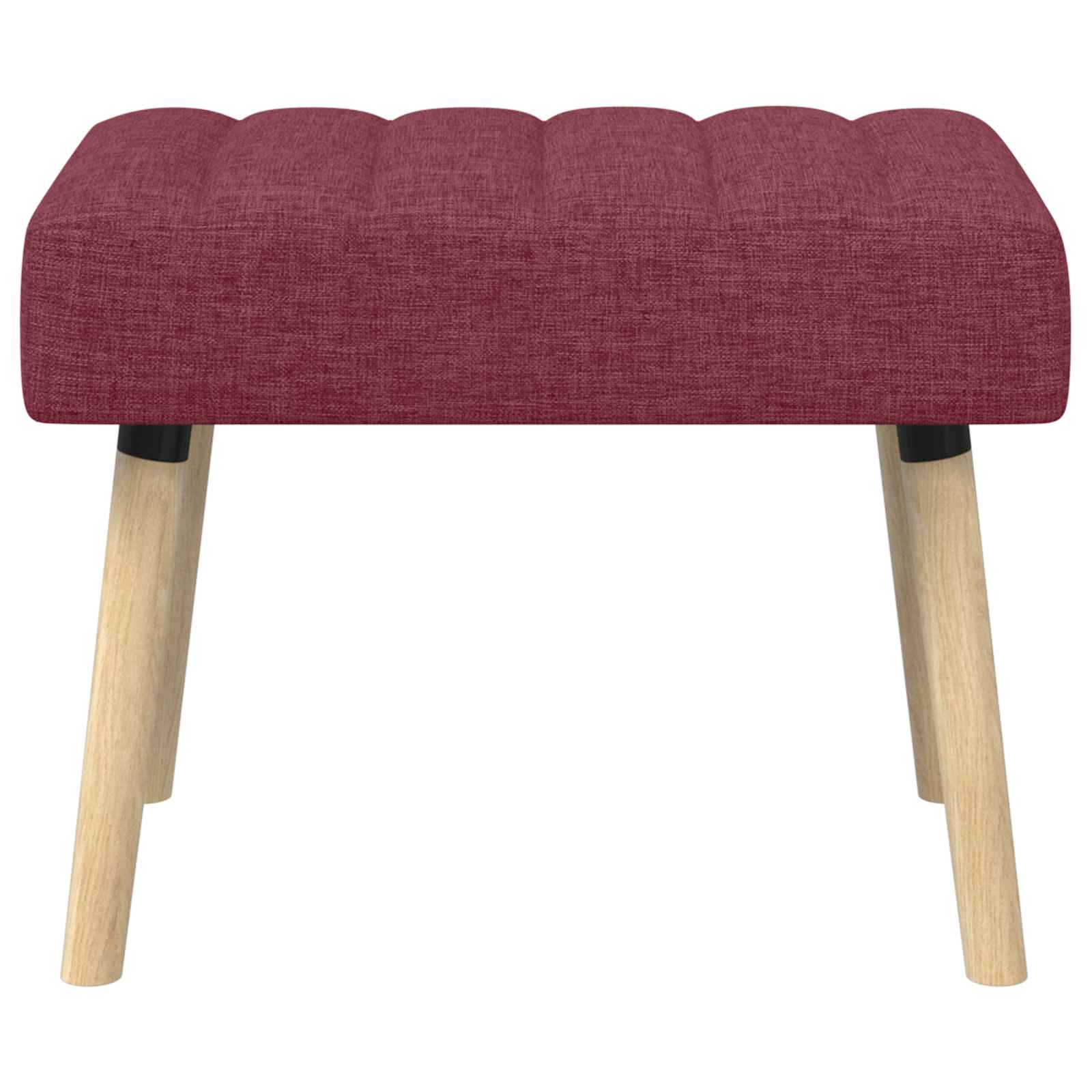 Klupa s utorima Vinska crvena 60 x 40 x 45 cm Tkanina