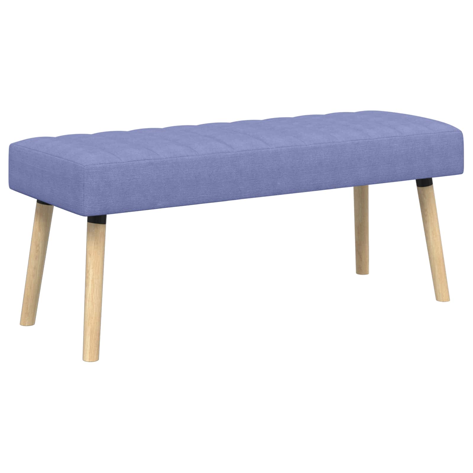Klupa s utorima Traper plava 110 x 40 x 46 cm Tkanina