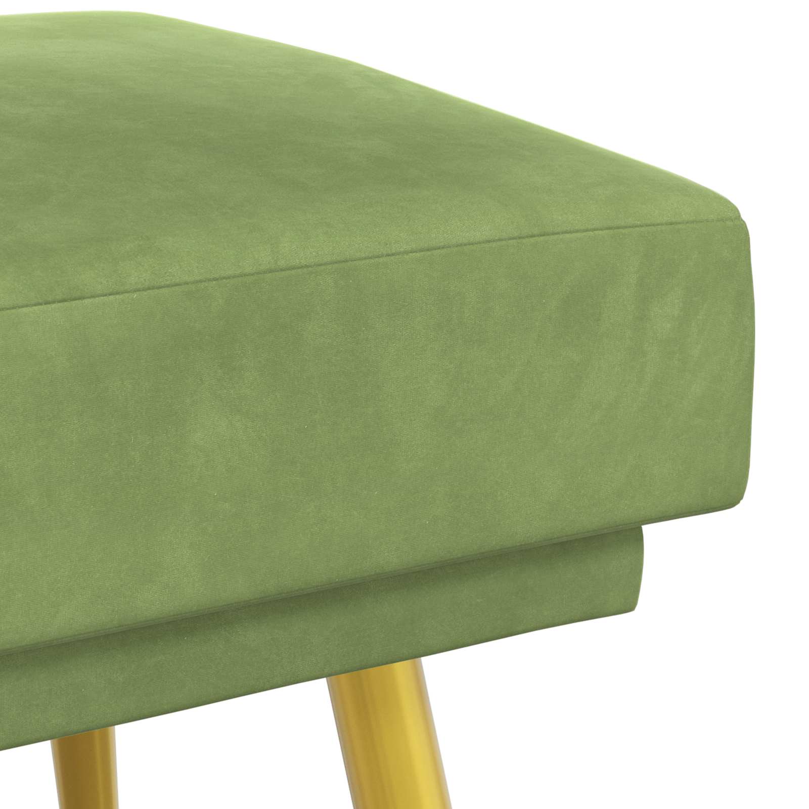 Klupa s dvostrukim slojem Svijetlo zelena 120 x 45 x 46 cm