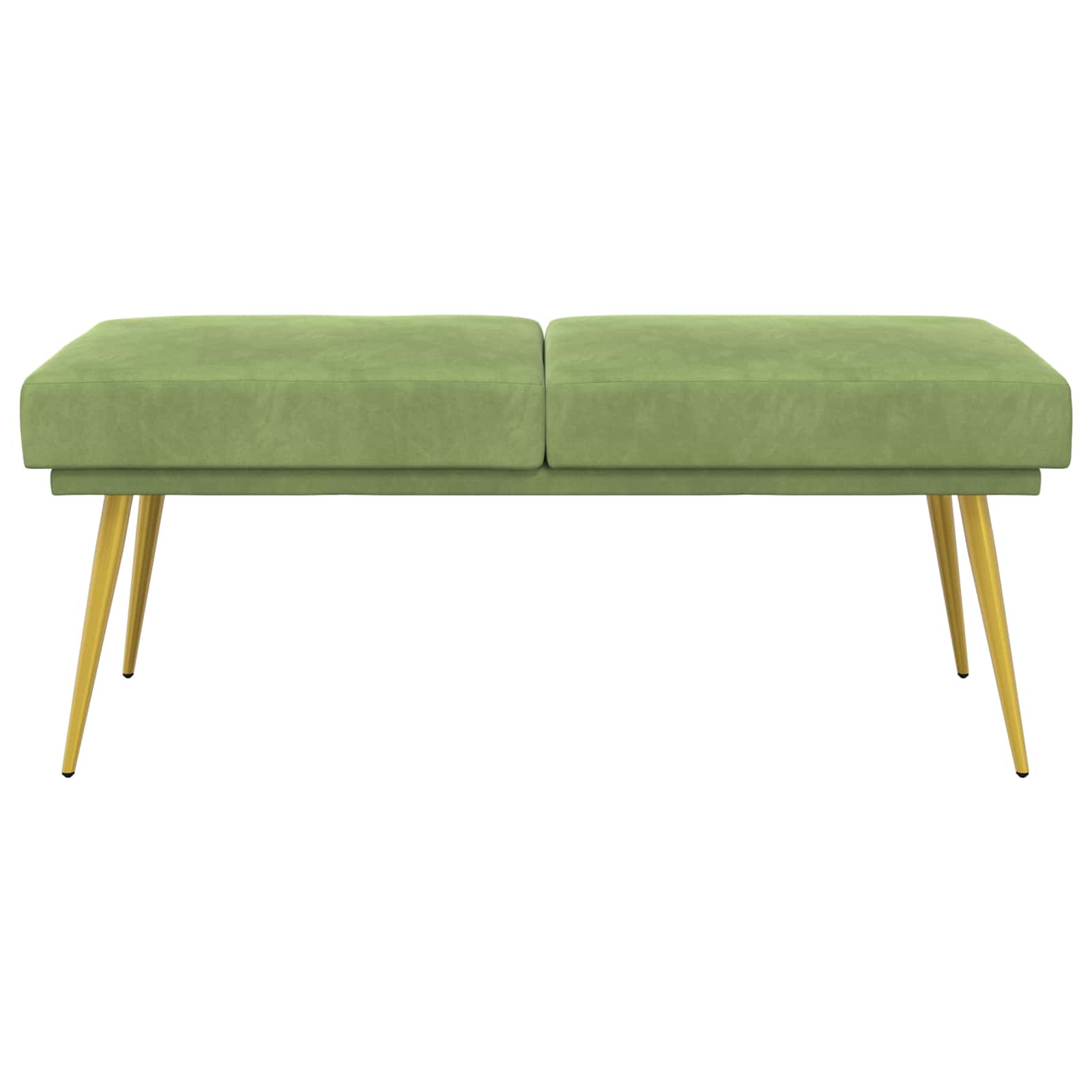 Klupa s dvostrukim slojem Svijetlo zelena 120 x 45 x 46 cm