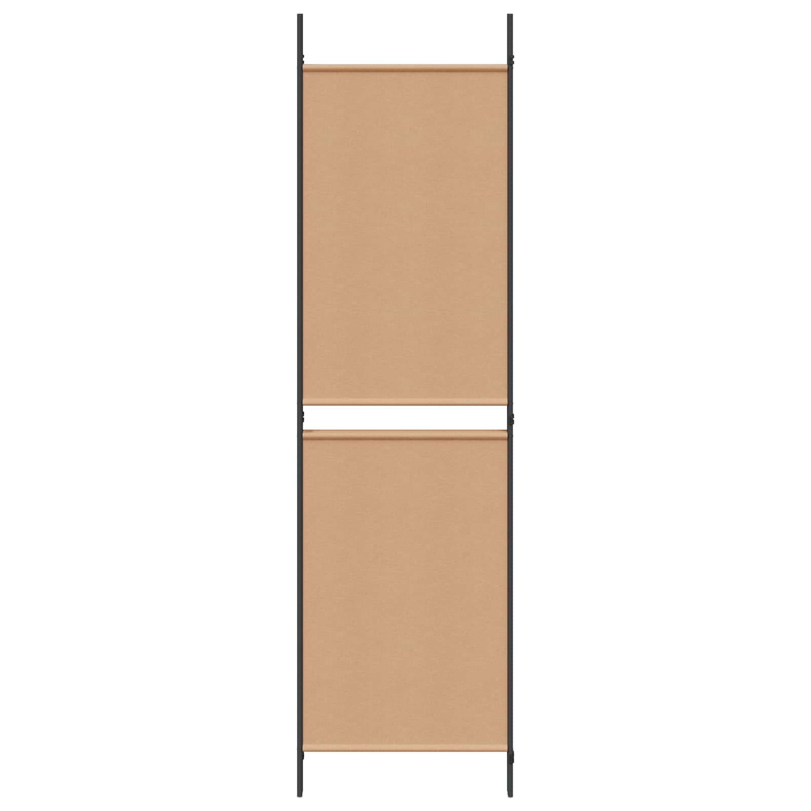 3-panelni pregradni zid Bež 150 x 200 cm Tkanina