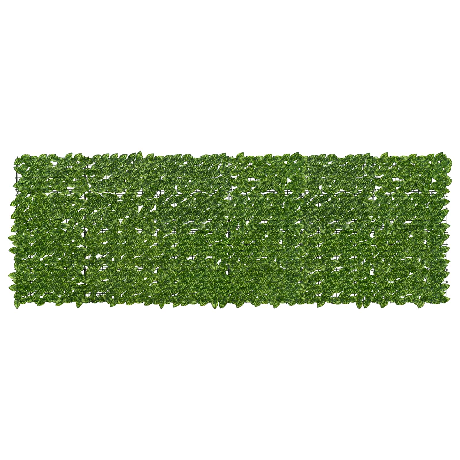 Zaslon za balkon s lišćem Zelena i žuta 300 x 100 cm