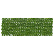 Zaslon za balkon s lišćem Zelena i žuta 300 x 100 cm