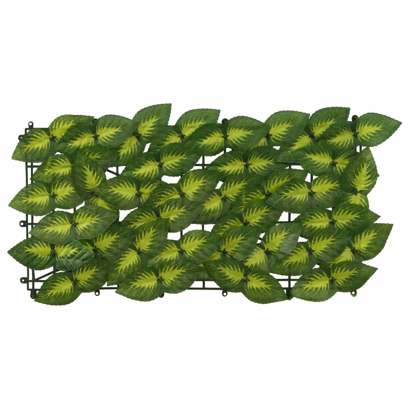 Zaslon za balkon s lišćem Zelena i žuta 400 x 100 cm