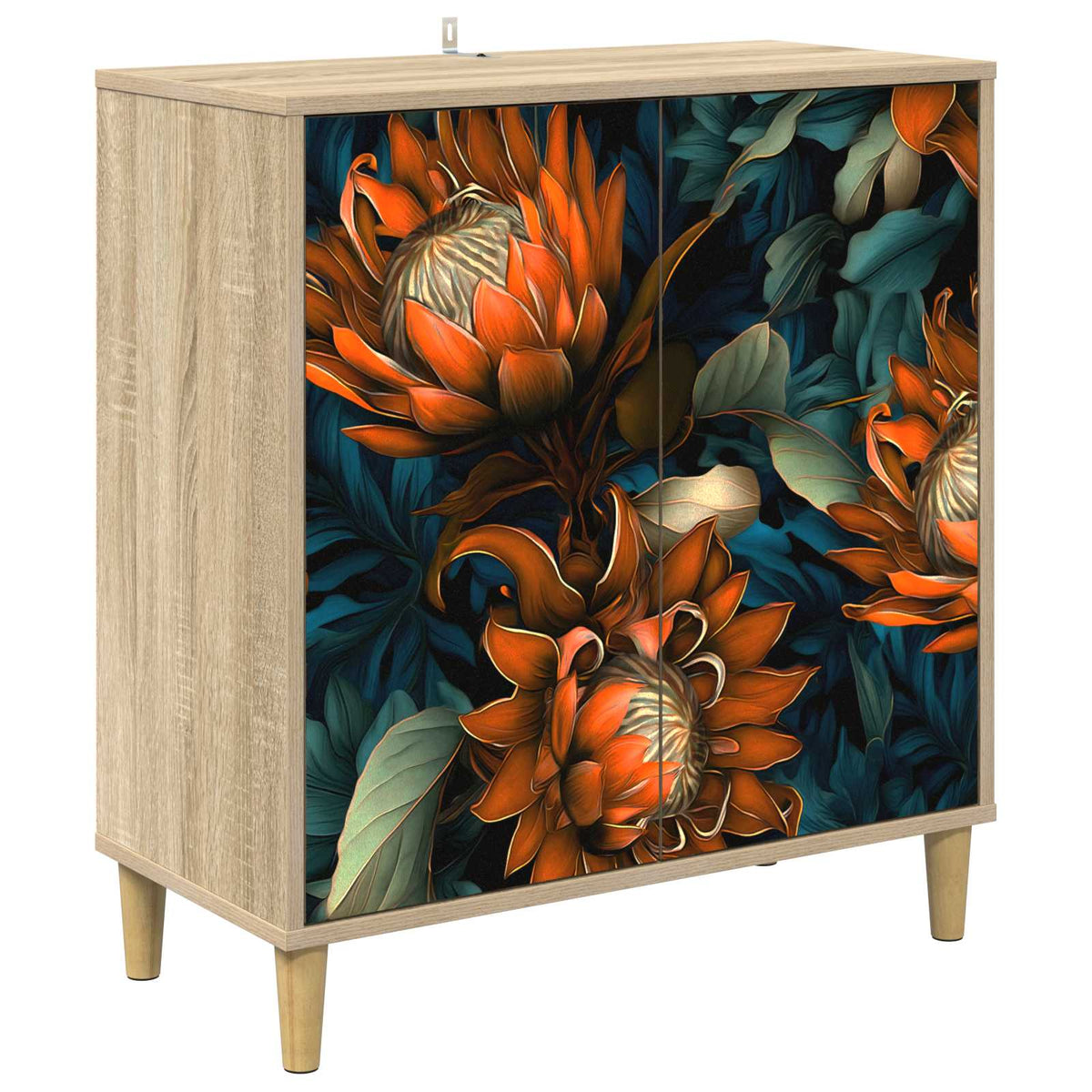Kreveta LOCHEM Sonoma 69 x 33 x 75 cm Konstruirano drvo