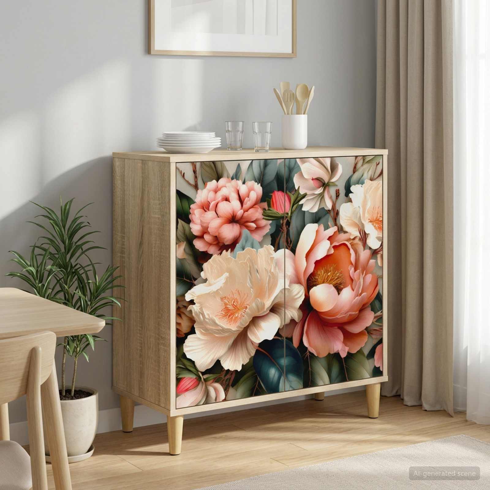 Kreveta BORNE Sonoma 69 x 33 x 75 cm Konstruirano drvo