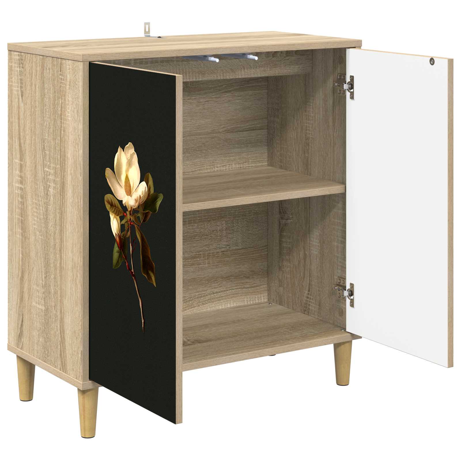 Kreveta BREMEN Sonoma 69 x 33 x 75 cm Konstruirano drvo