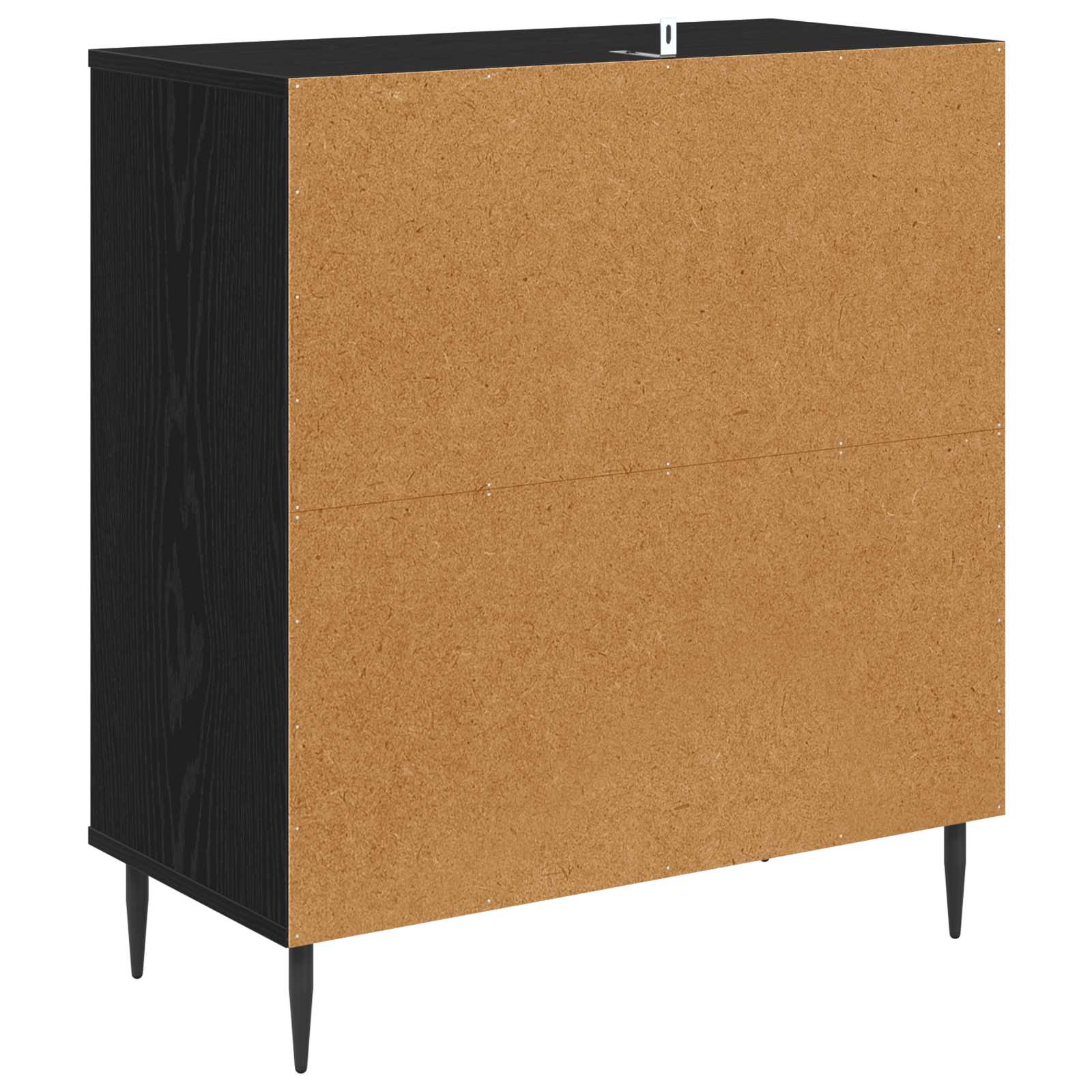 Kreveta WIJHE Crni hrast 69 x 33 x 76 cm Konstruirano drvo