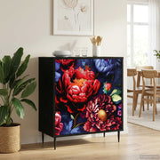 Kreveta KIEL Crni hrast 69 x 33 x 76 cm Konstruirano drvo