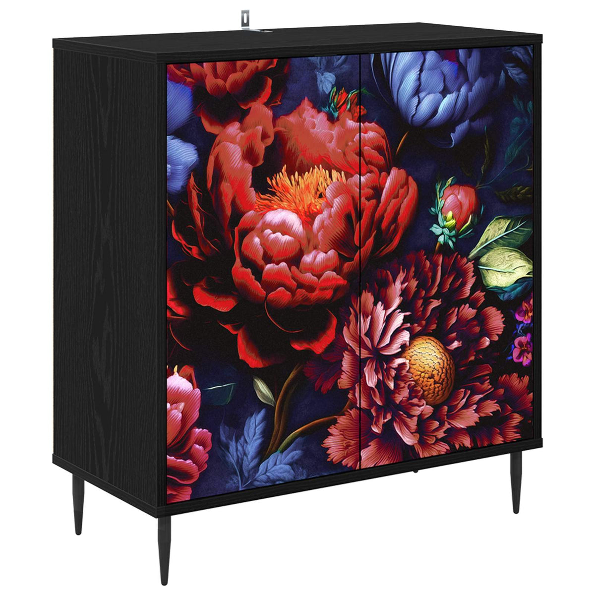 Kreveta KIEL Crni hrast 69 x 33 x 76 cm Konstruirano drvo