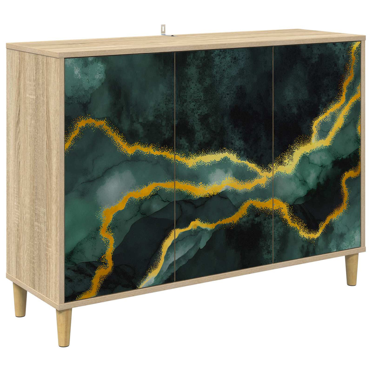 Kreveta WIJHE Sonoma 102 x 33 x 75 cm Konstruirano drvo