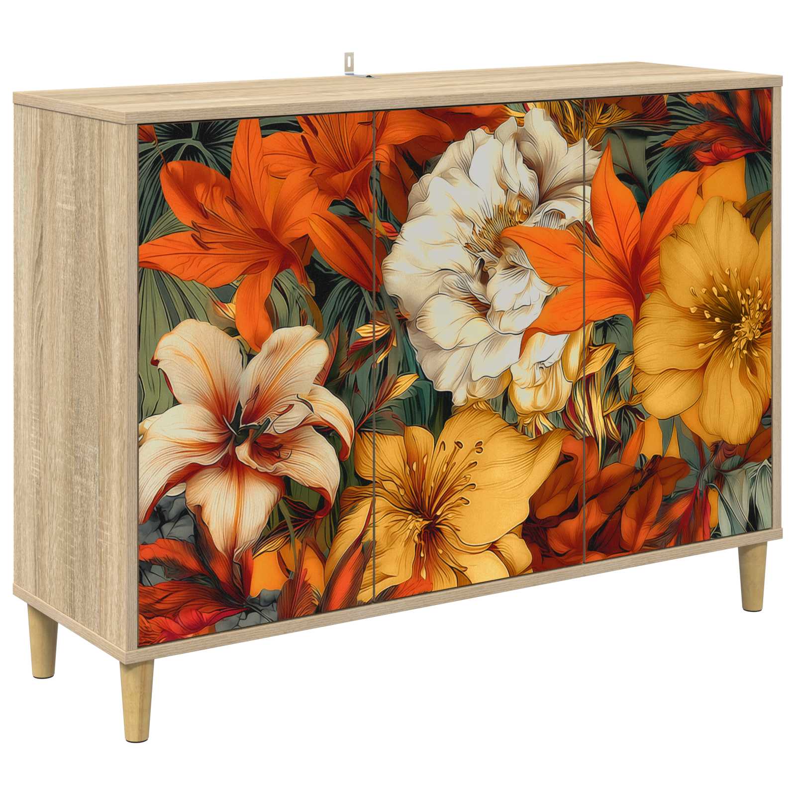 Kreveta GENNEP Sonoma 102 x 33 x 75 cm Konstruirano drvo