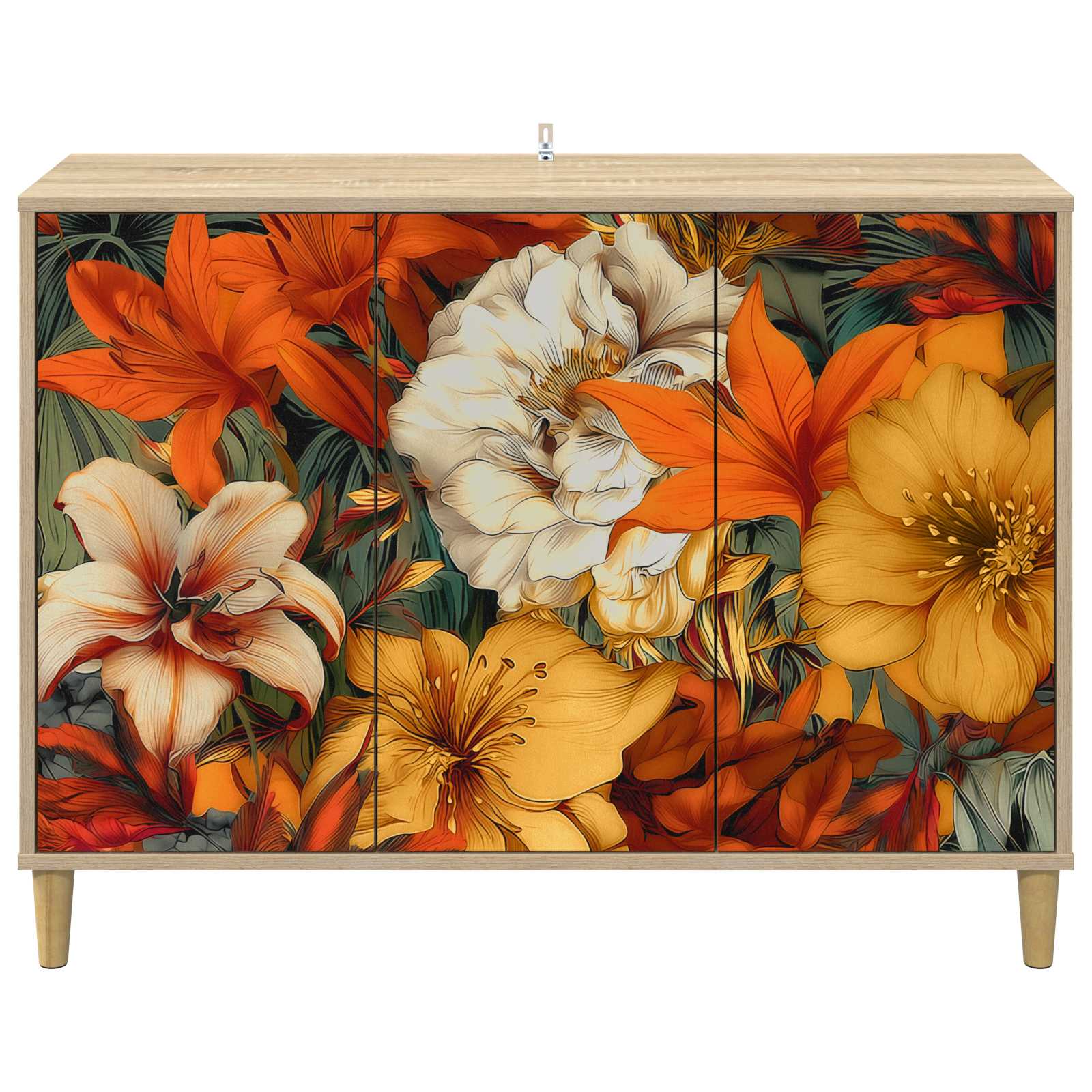 Kreveta GENNEP Sonoma 102 x 33 x 75 cm Konstruirano drvo