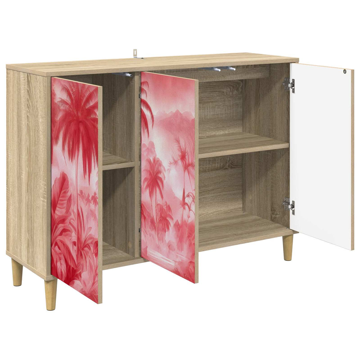 Kreveta AACHEN Sonoma 102 x 33 x 75 cm Konstruirano drvo