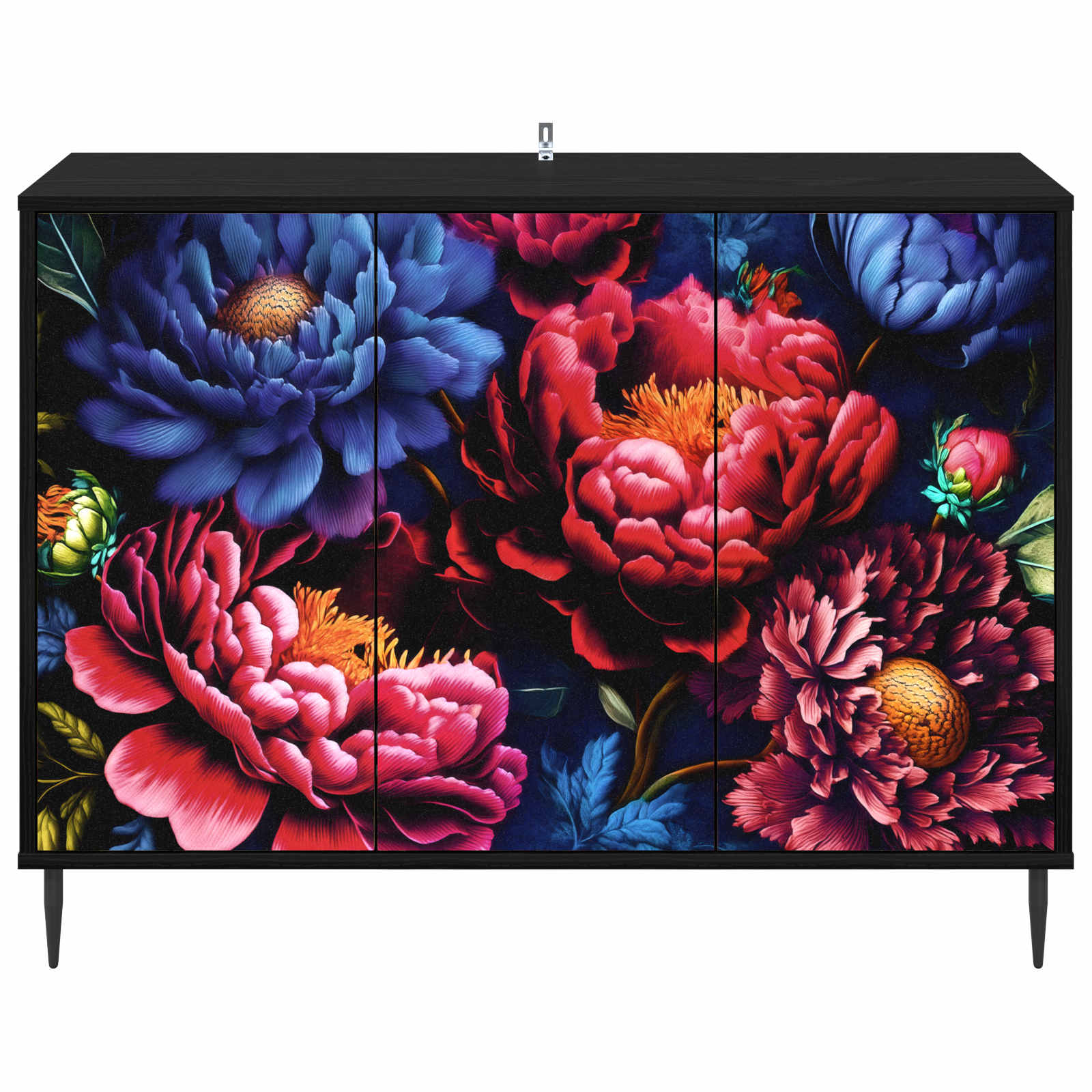 Kreveta KIEL Crni hrast 102 x 33 x 76 cm Konstruirano drvo