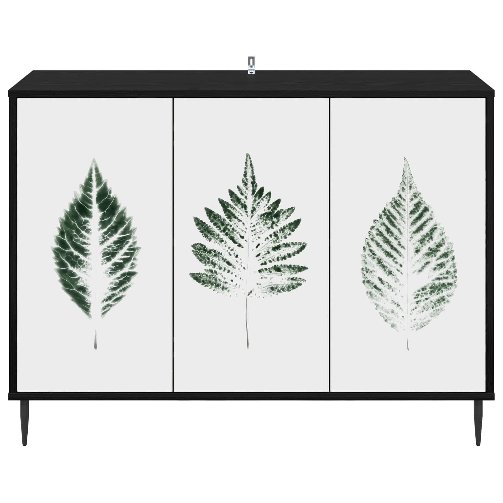 Kreveta HANAU Crni hrast 102 x 33 x 76 cm Konstruirano drvo