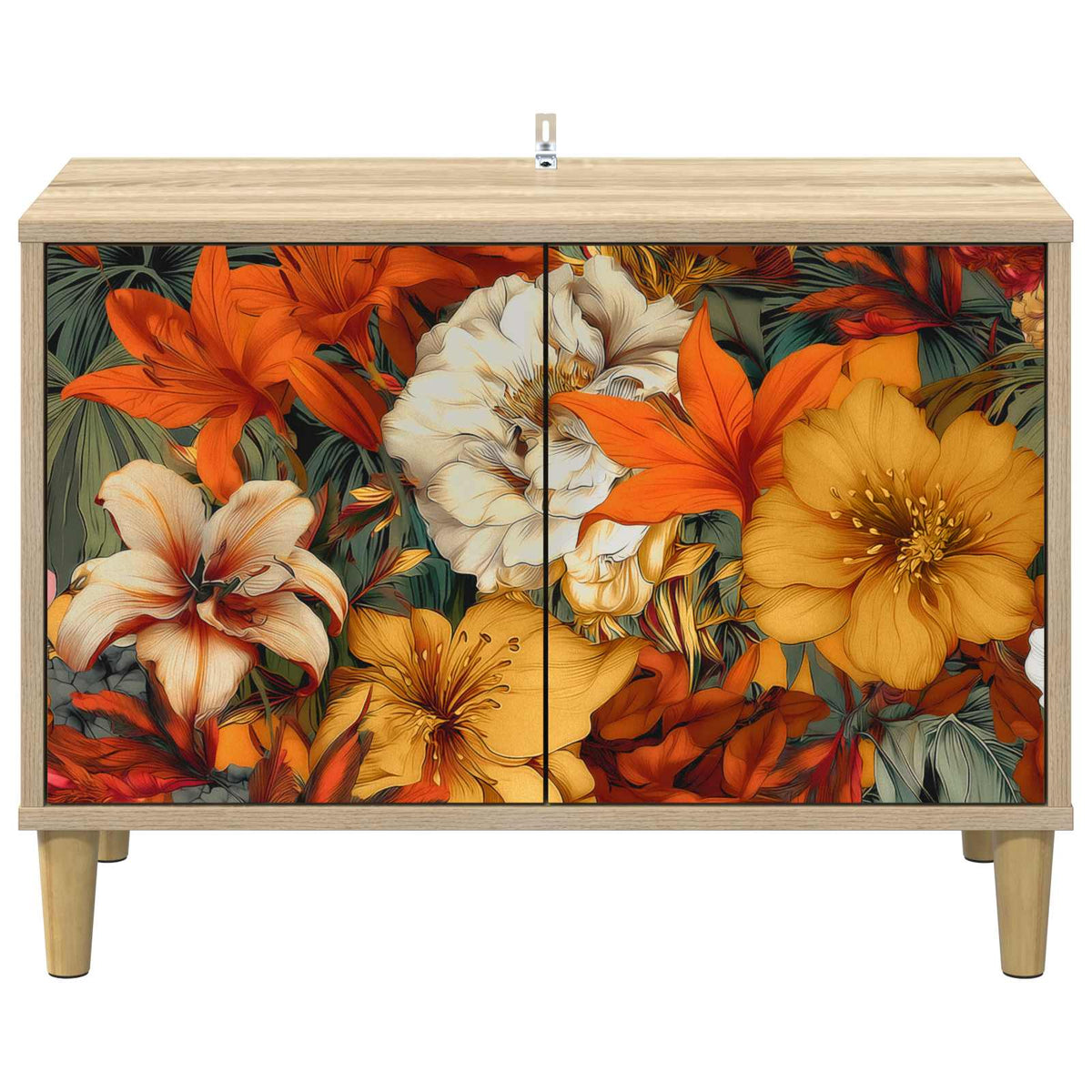 TV ormar GENNEP 69 x 33 x 50 cm Sonoma Konstruirano drvo