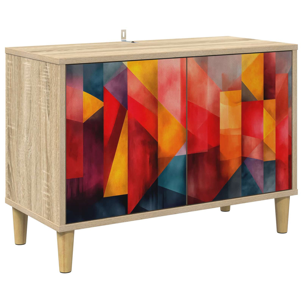 TV ormar HEESCH 69 x 33 x 50 cm Sonoma Konstruirano drvo