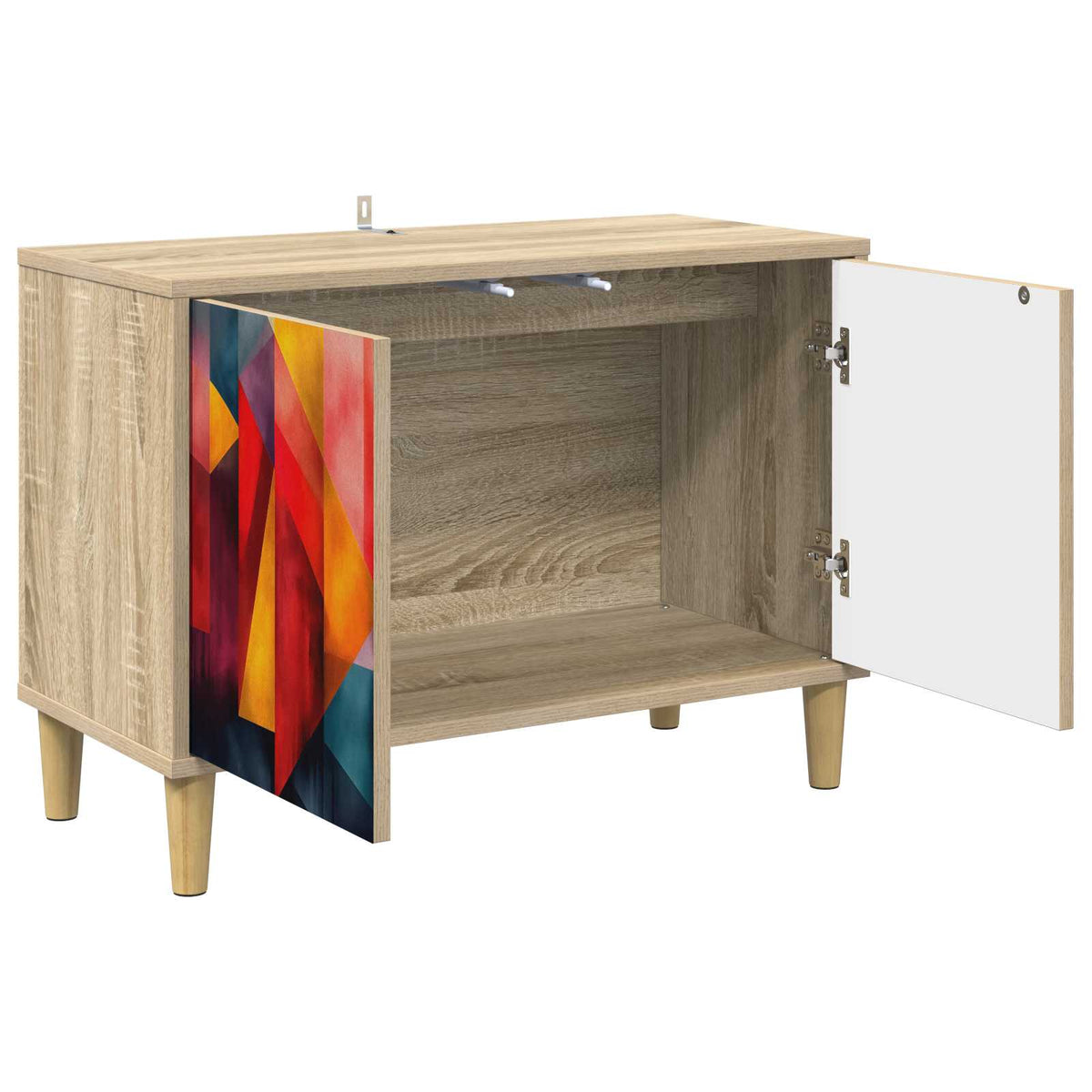 TV ormar HEESCH 69 x 33 x 50 cm Sonoma Konstruirano drvo