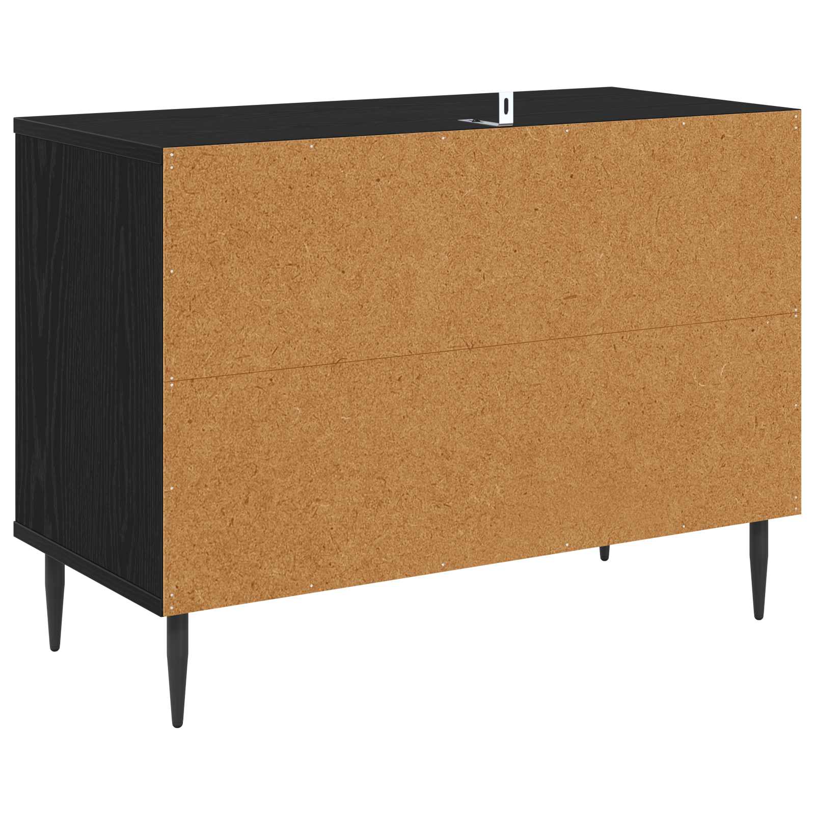 TV ormar RHENEN 69 x 33 x 50,5 cm Crni hrast Konstruirano drvo