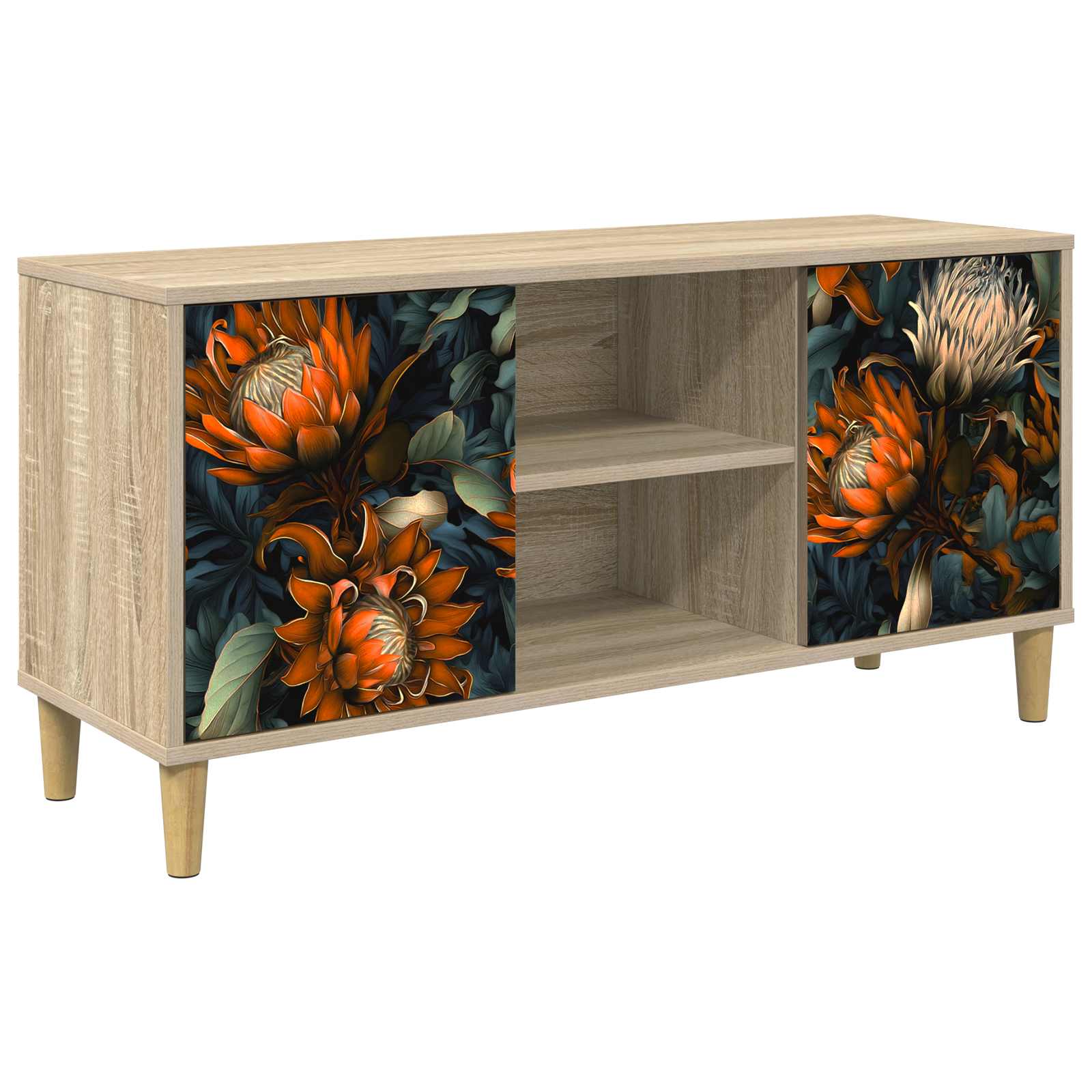 TV ormar LOCHEM 102 x 33 x 50 cm Sonoma Konstruirano drvo
