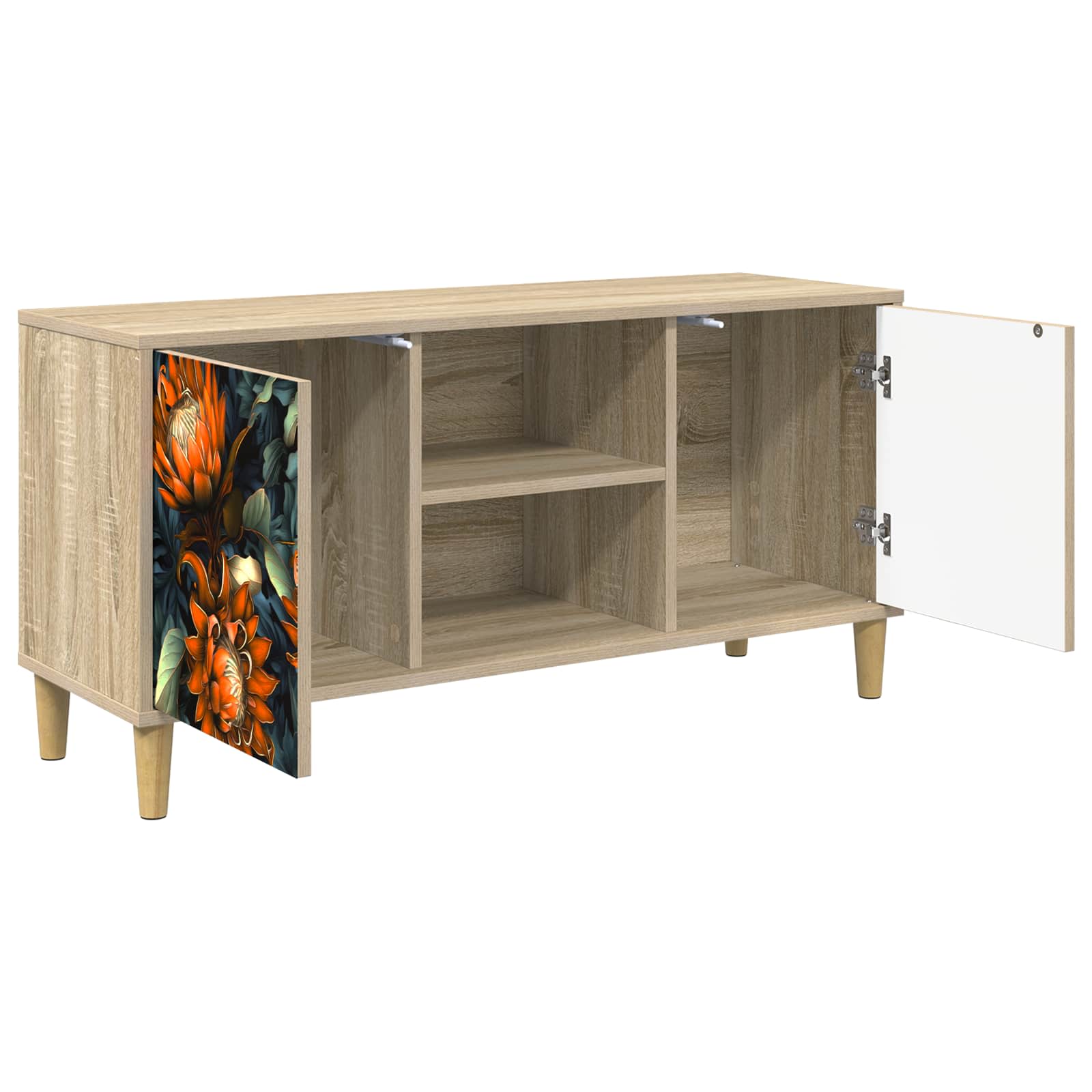 TV ormar LOCHEM 102 x 33 x 50 cm Sonoma Konstruirano drvo