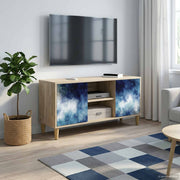 TV ormar RAALTE 102 x 33 x 50 cm Sonoma Konstruirano drvo