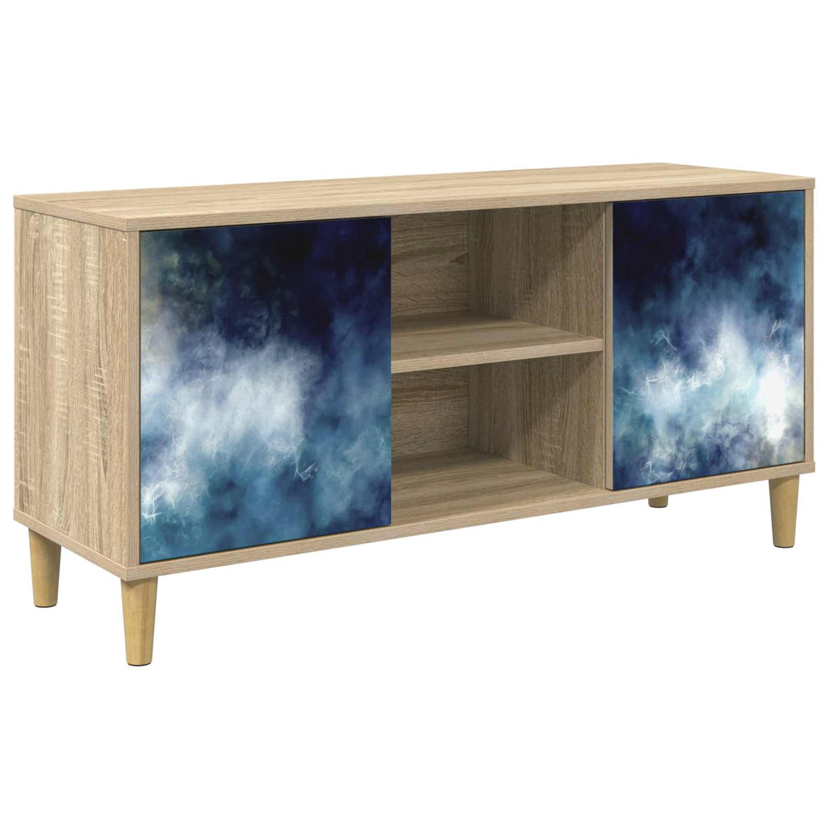 TV ormar RAALTE 102 x 33 x 50 cm Sonoma Konstruirano drvo