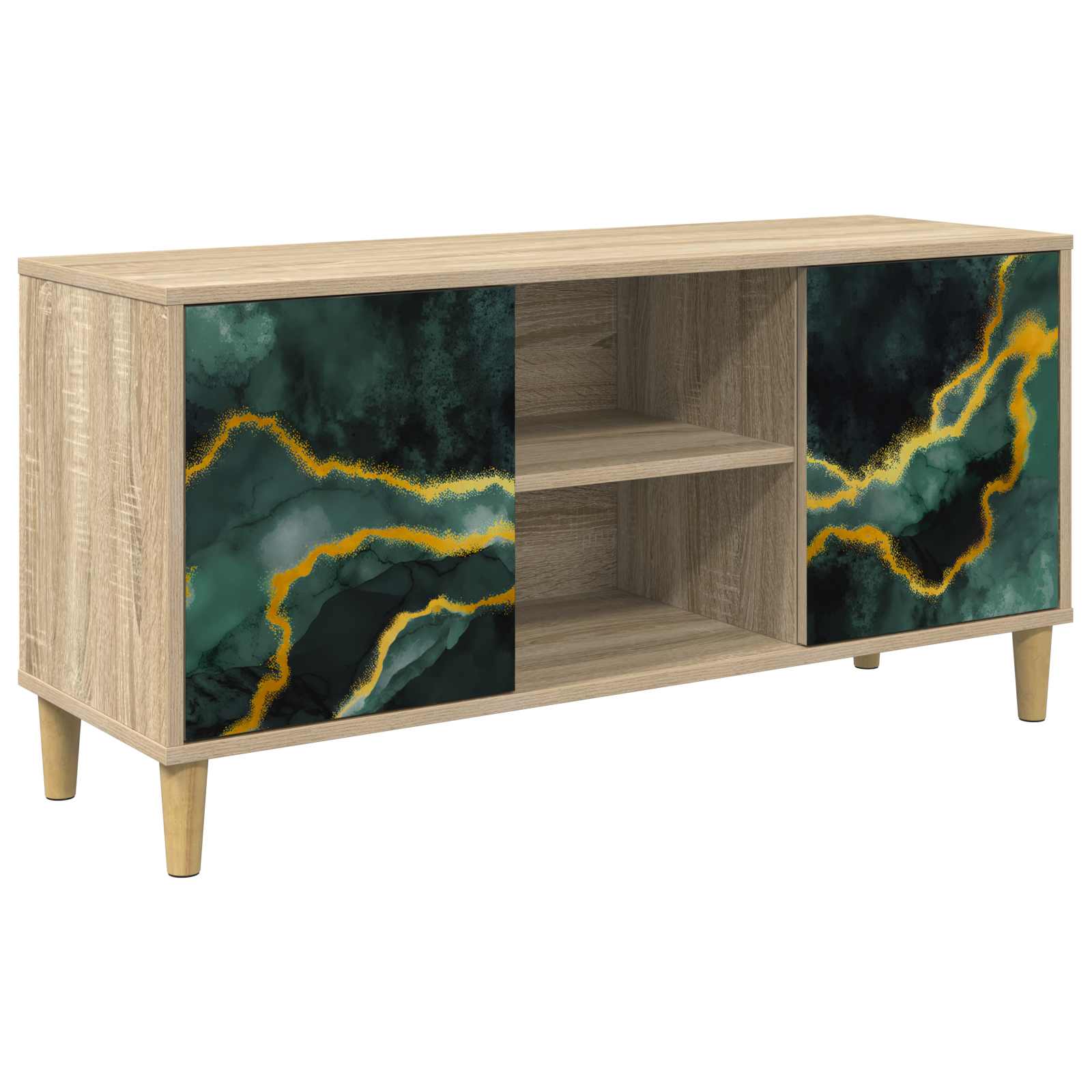 TV ormar WIJHE 102 x 33 x 50 cm Sonoma Konstruirano drvo