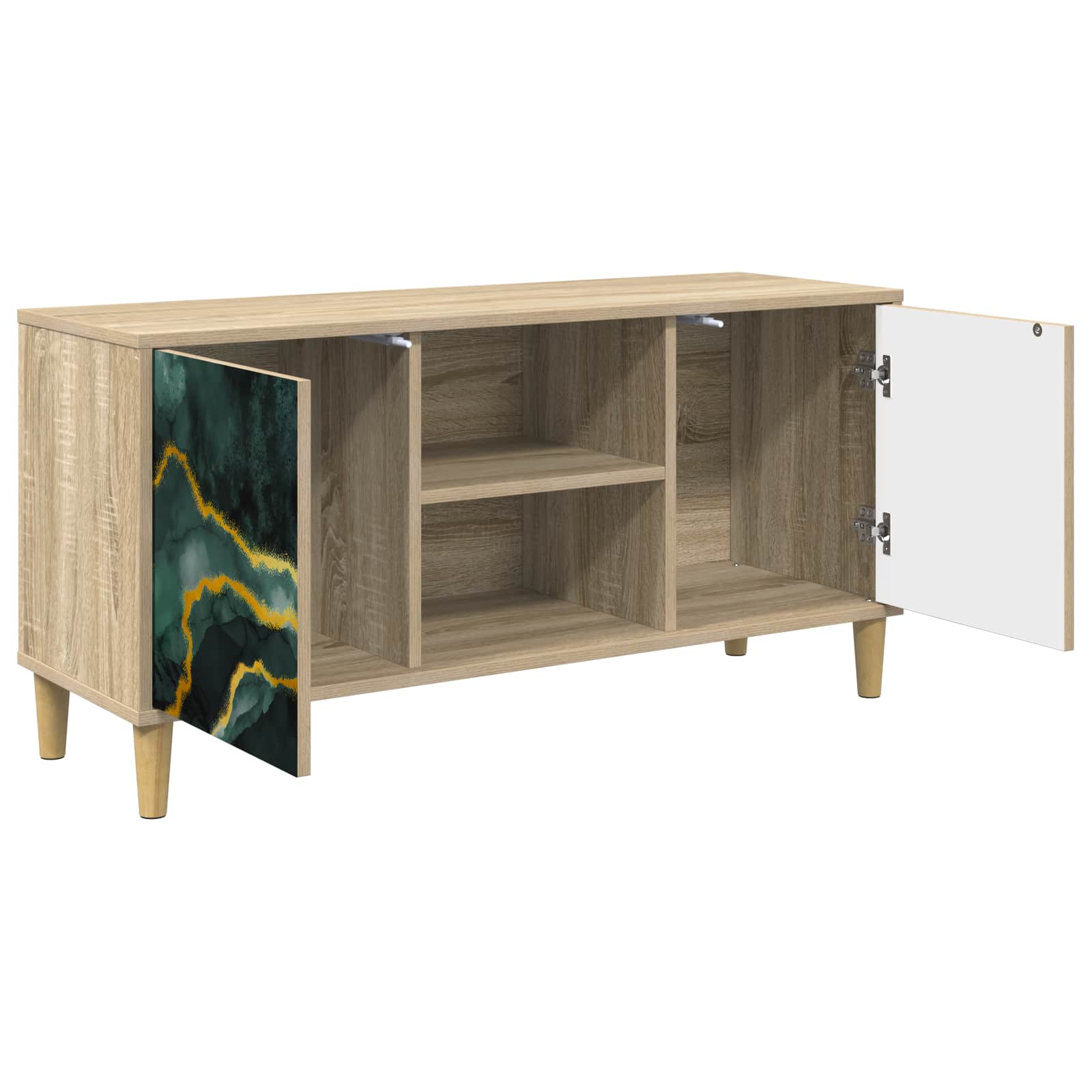 TV ormar WIJHE 102 x 33 x 50 cm Sonoma Konstruirano drvo