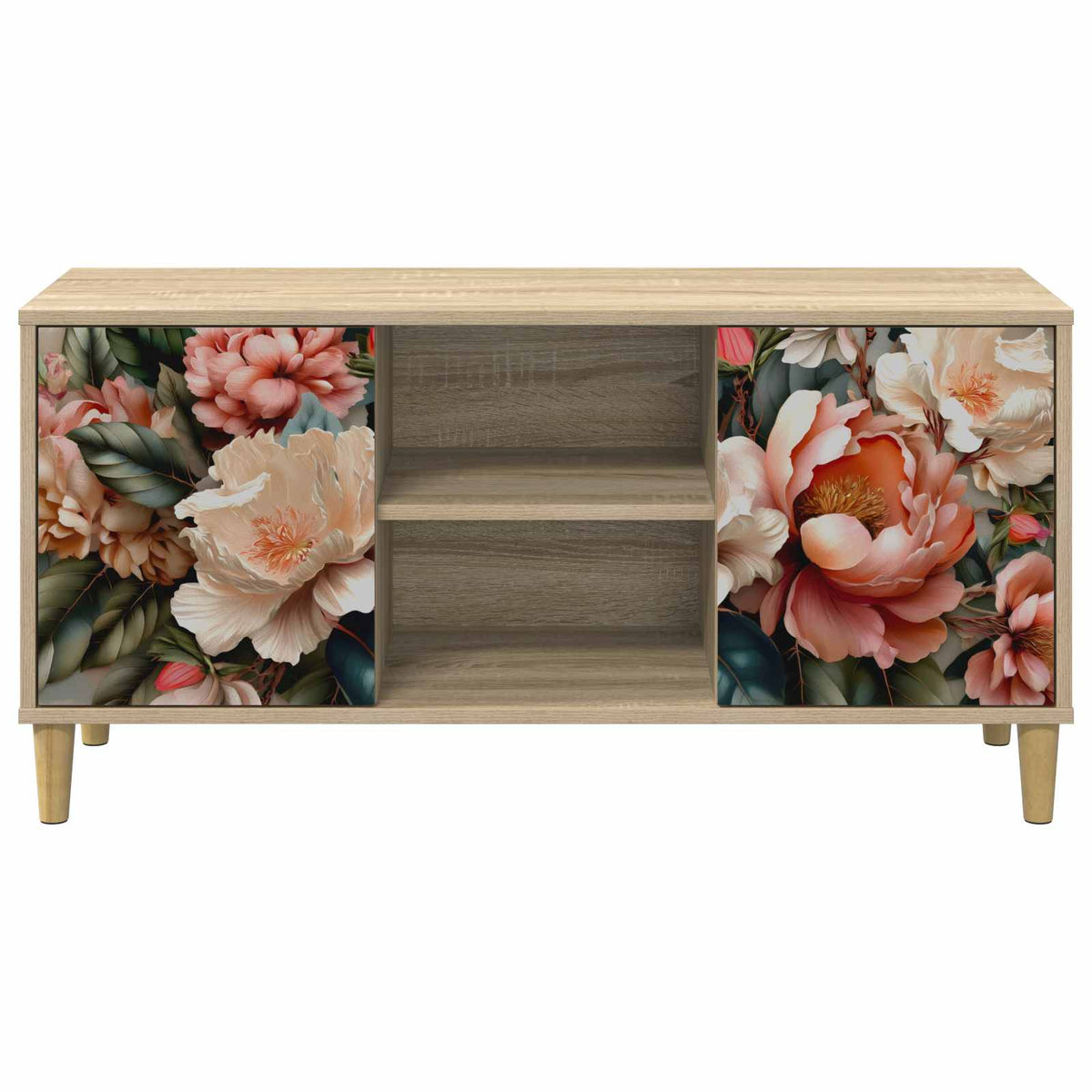 TV ormar BORNE 102 x 33 x 50 cm Sonoma Konstruirano drvo