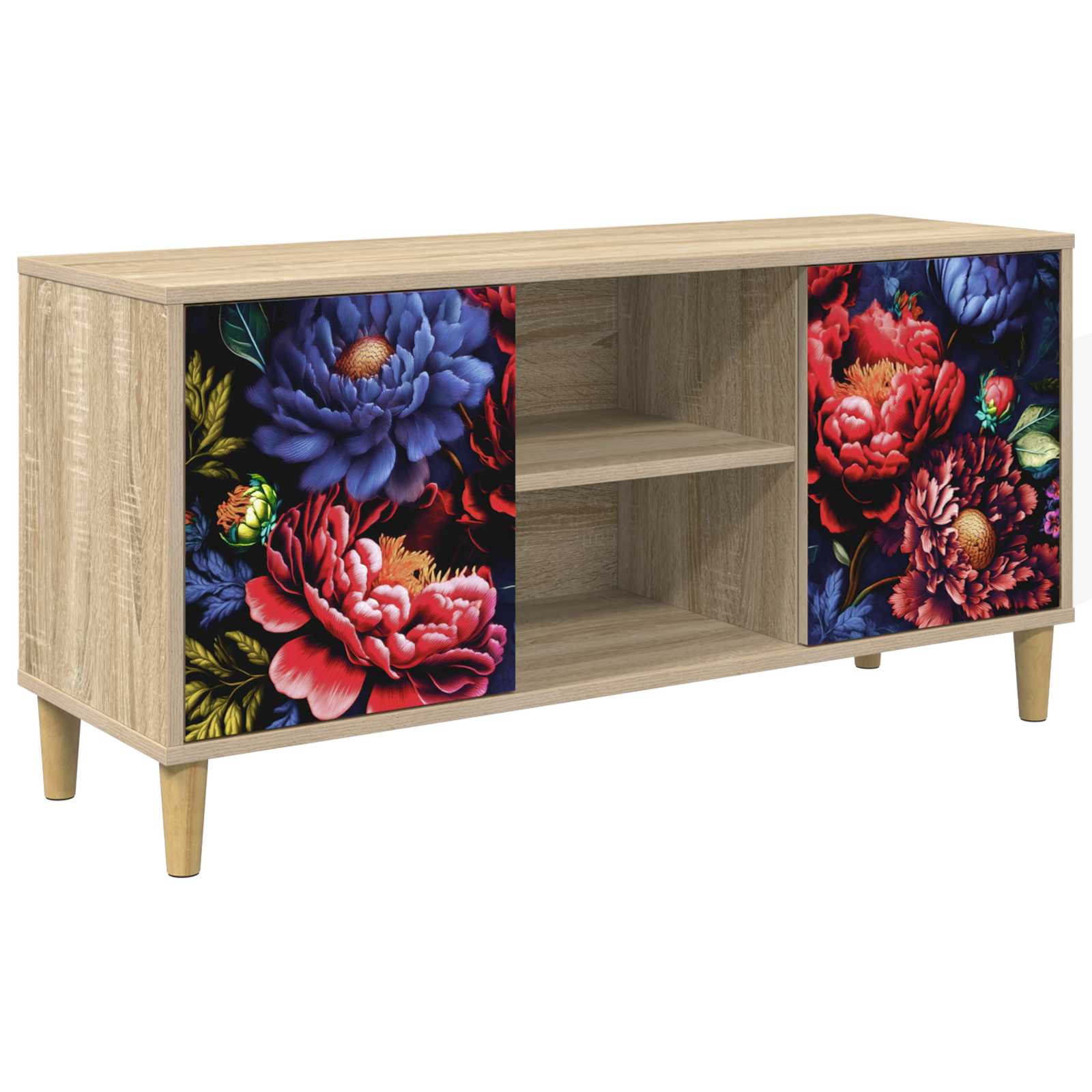 TV ormar KIEL 102 x 33 x 50 cm Sonoma Konstruirano drvo
