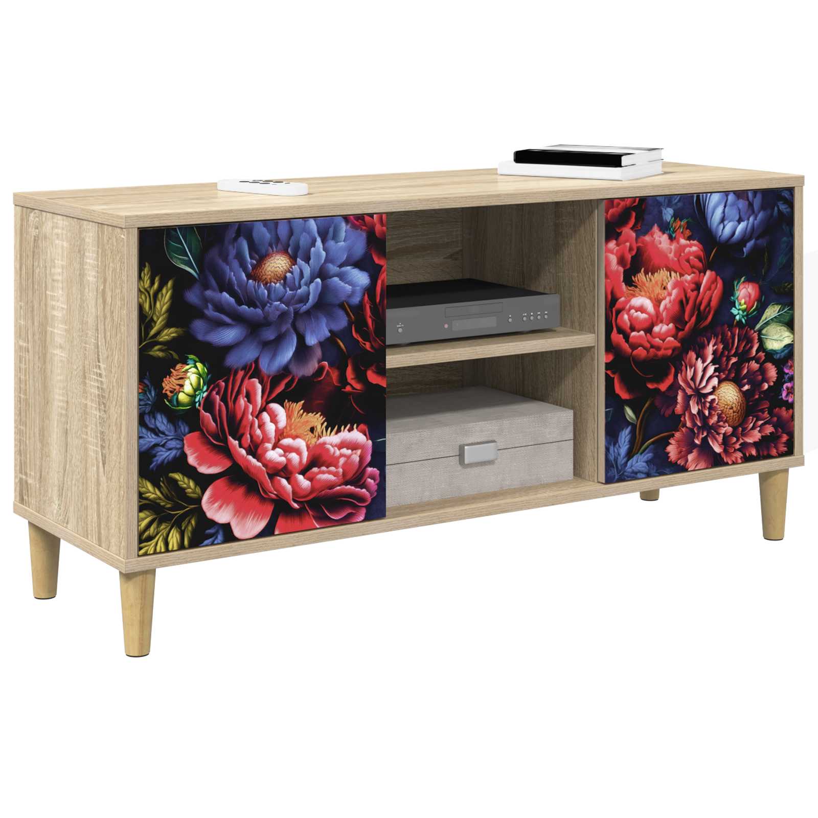 TV ormar KIEL 102 x 33 x 50 cm Sonoma Konstruirano drvo