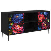 TV ormar KIEL 102 x 33 x 51 cm Crni hrast Konstruirano drvo