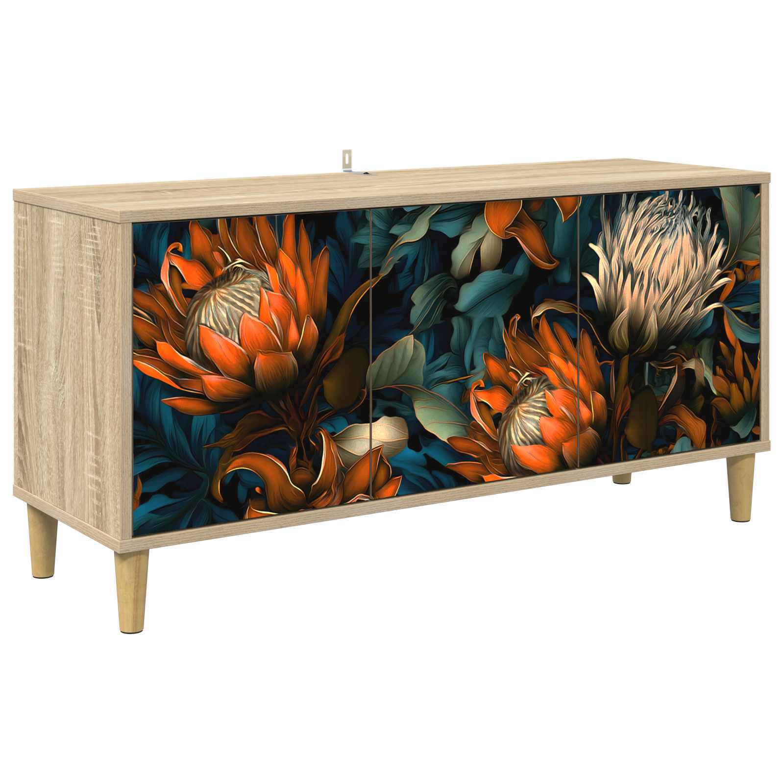 TV ormar LOCHEM 102 x 33 x 50 cm Sonoma Konstruirano drvo