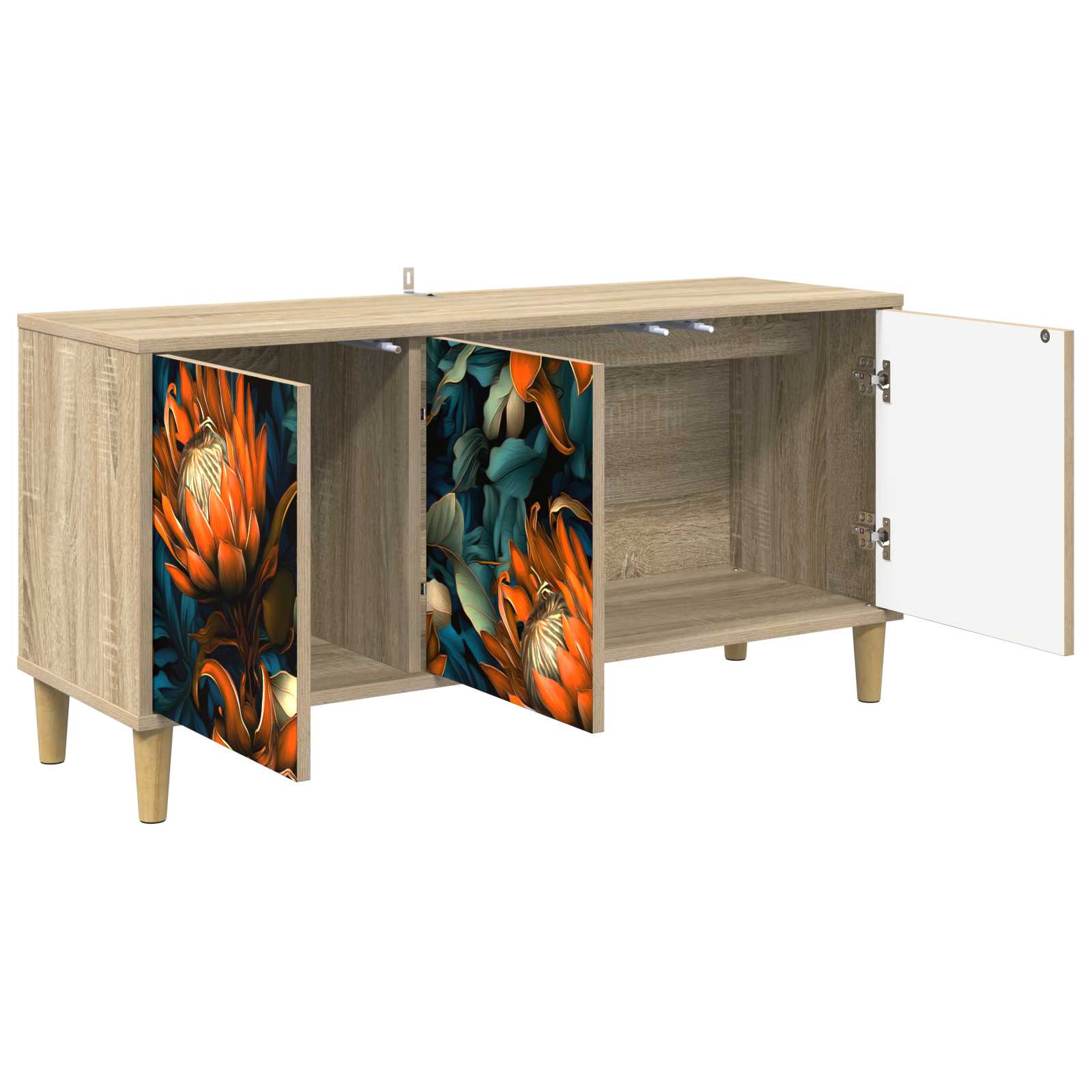 TV ormar LOCHEM 102 x 33 x 50 cm Sonoma Konstruirano drvo