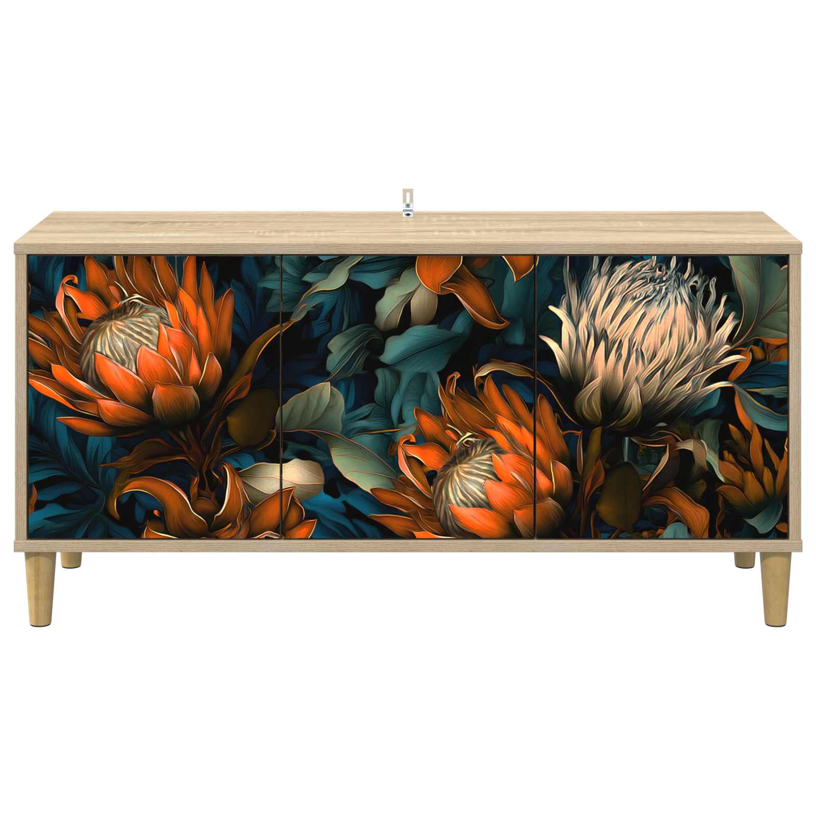 TV ormar LOCHEM 102 x 33 x 50 cm Sonoma Konstruirano drvo