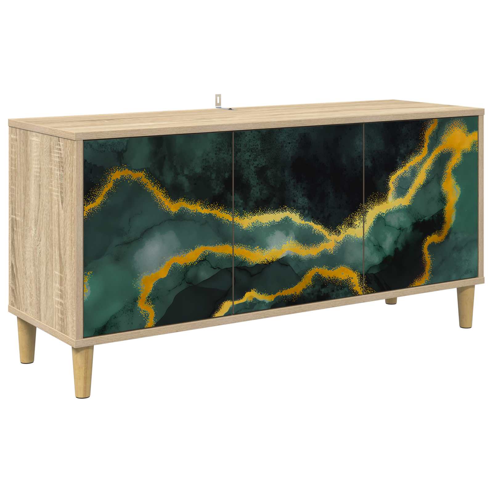 TV ormar WIJHE 102 x 33 x 50 cm Sonoma Konstruirano drvo